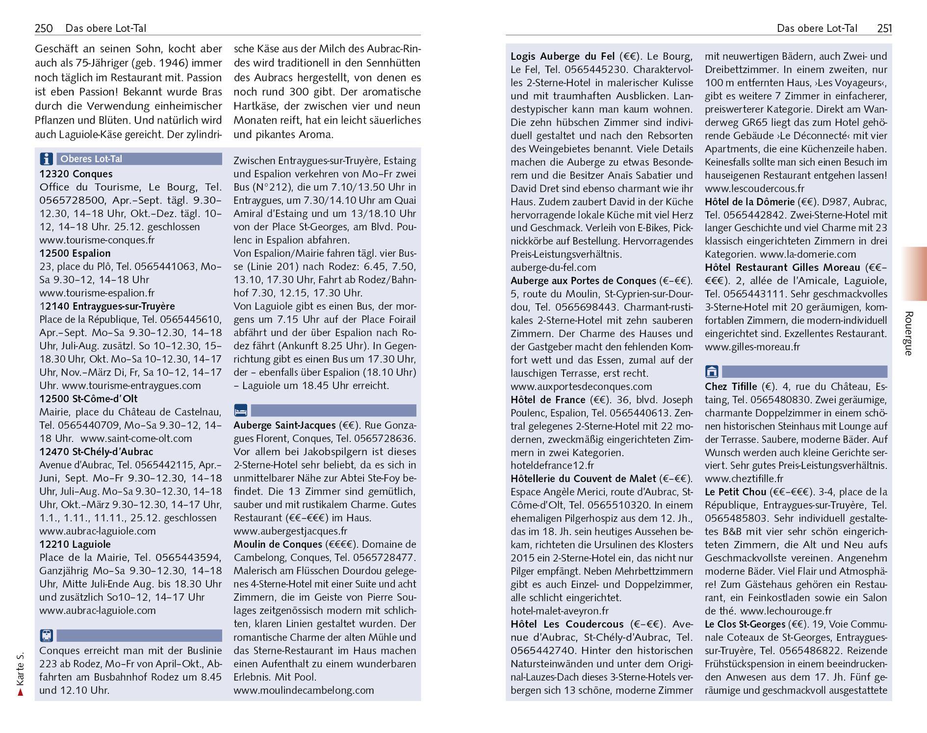 Beispielinhalt (Bild) TRESCHER Reiseführer Südwestfrankreich