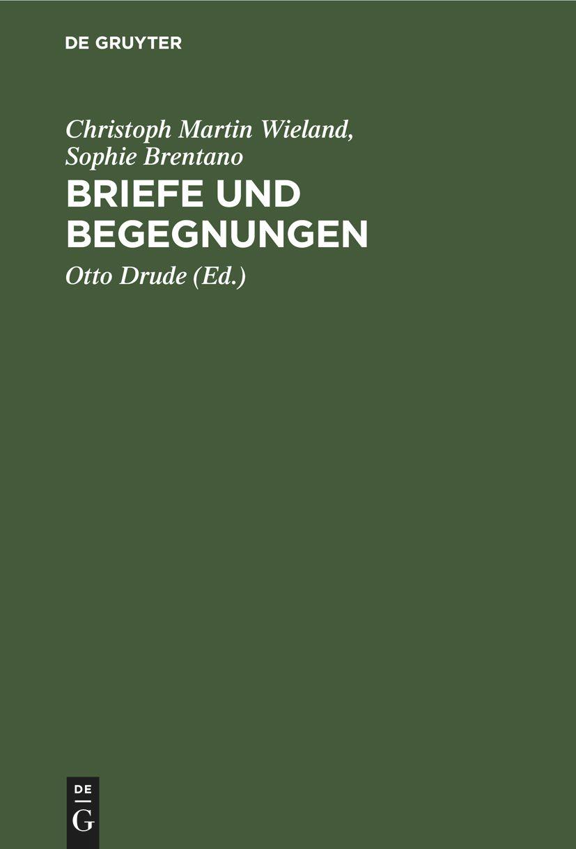Vorderes Coverbild Briefe und Begegnungen