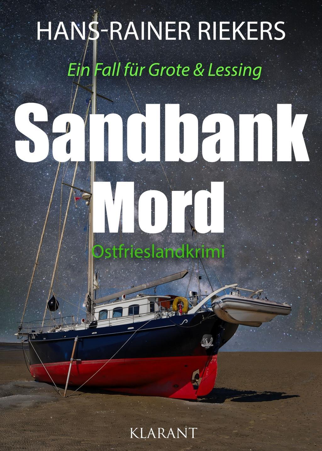 Vorderes Coverbild Sandbankmord. Ostfrieslandkrimi