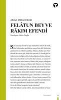 Vorderes Coverbild Felatun Bey ve Rakim Efendi