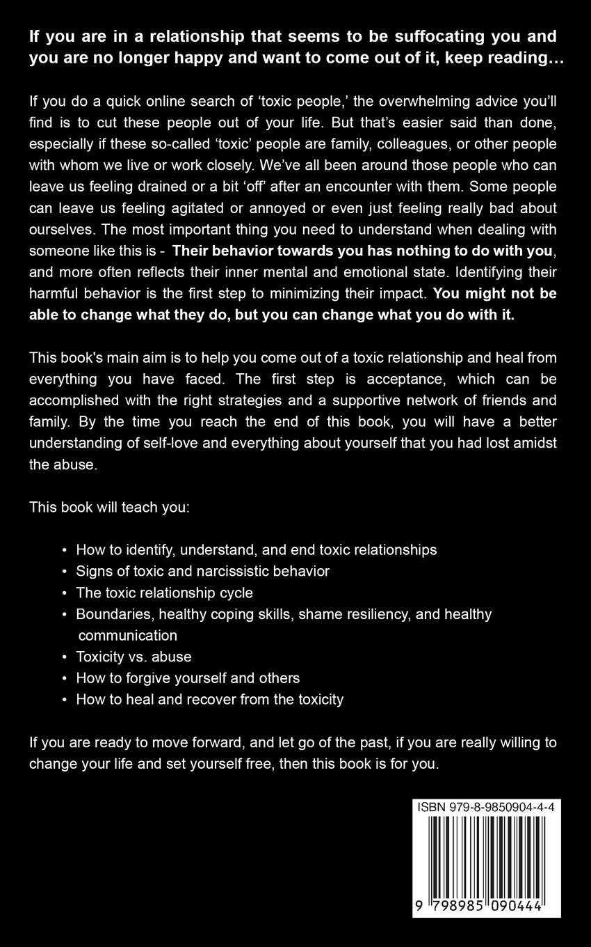 Rückseitencover The Art and Science of Dealing with Toxic People and Relationships