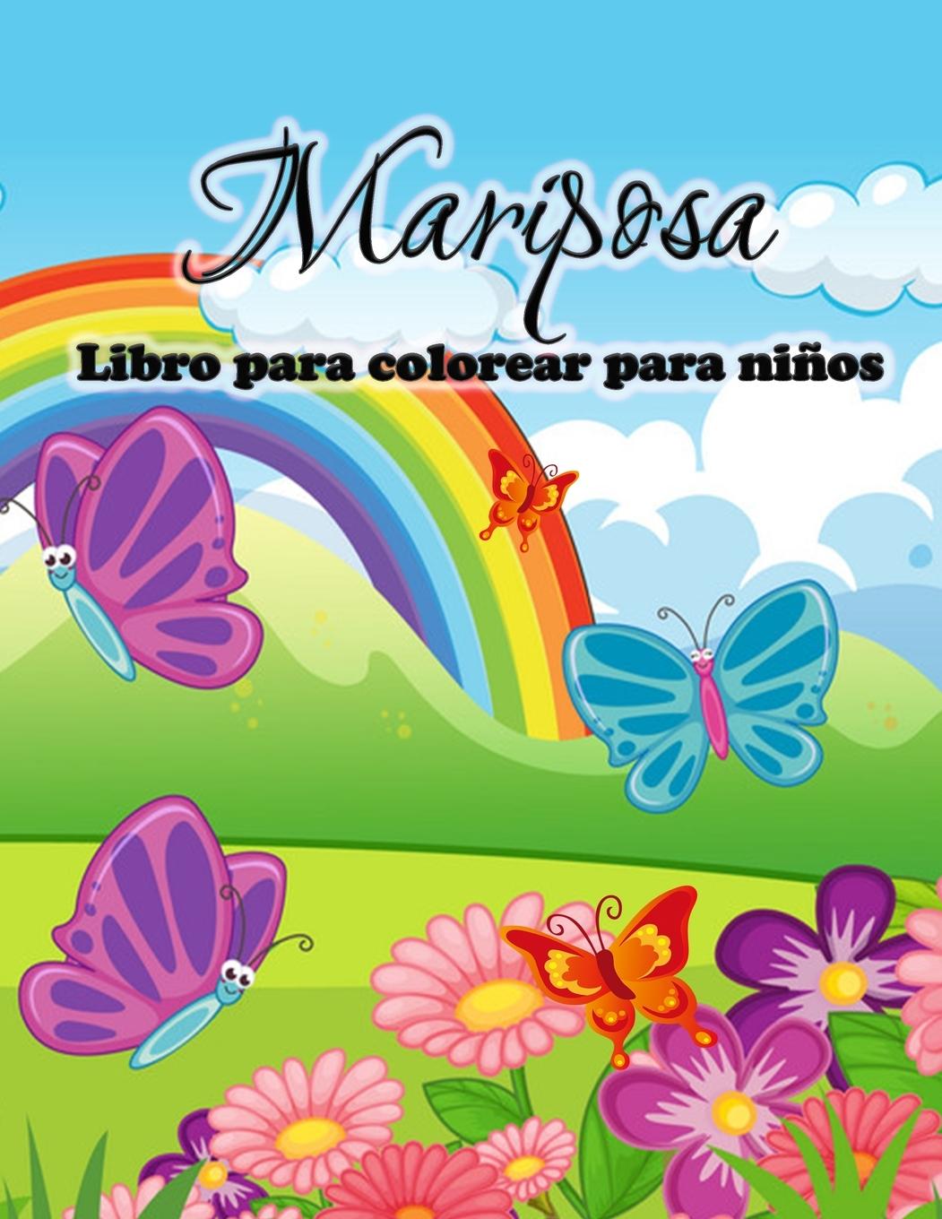 Vorderes Coverbild Libro para colorear de mariposas para niños