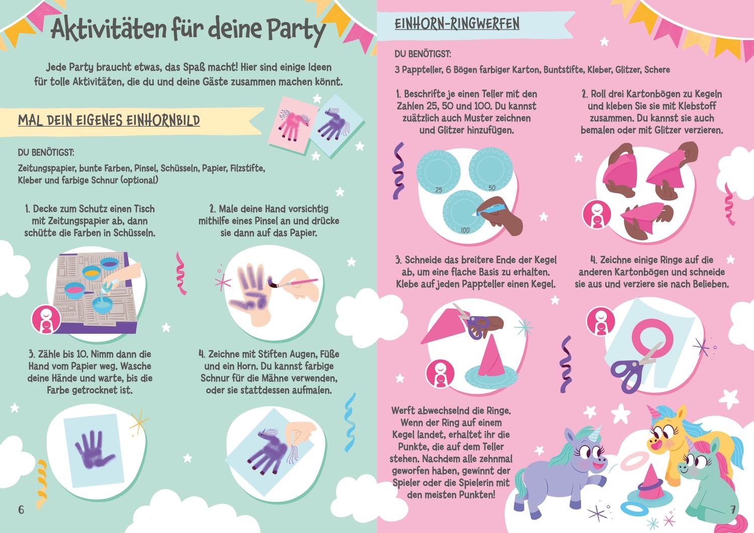Beispielinhalt (Bild) Feiere deine eigene Einhorn-Party
