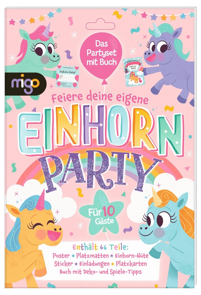 Vorderes Coverbild Feiere deine eigene Einhorn-Party
