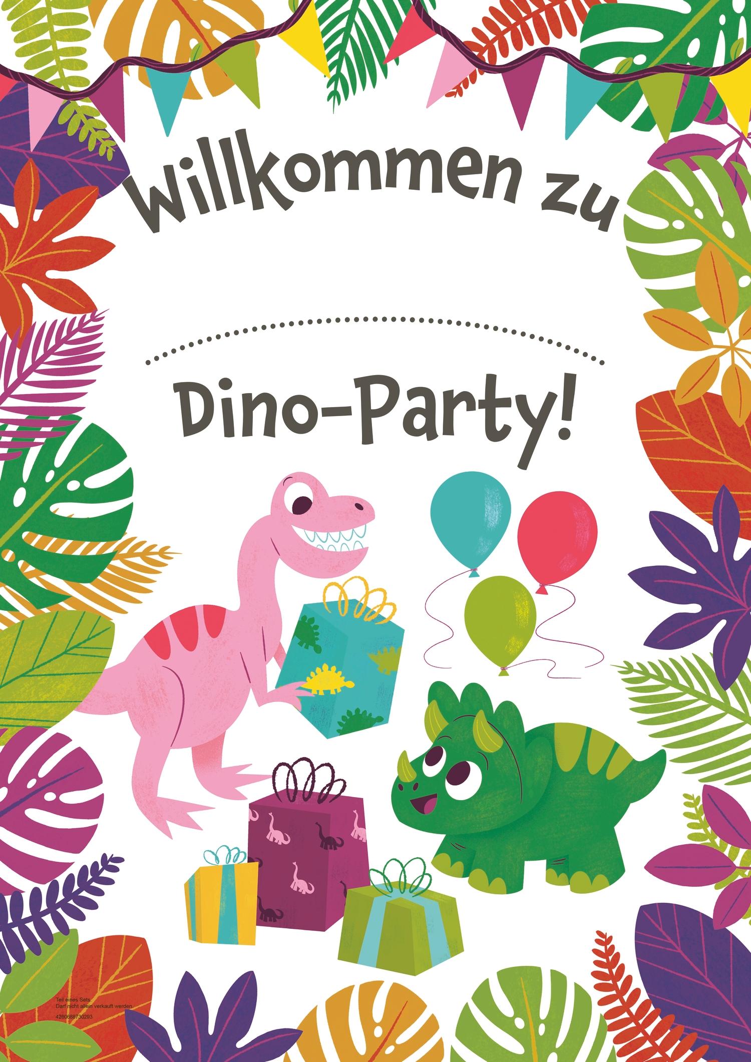Beispielinhalt (Bild) Feiere deine eigene Dino-Party