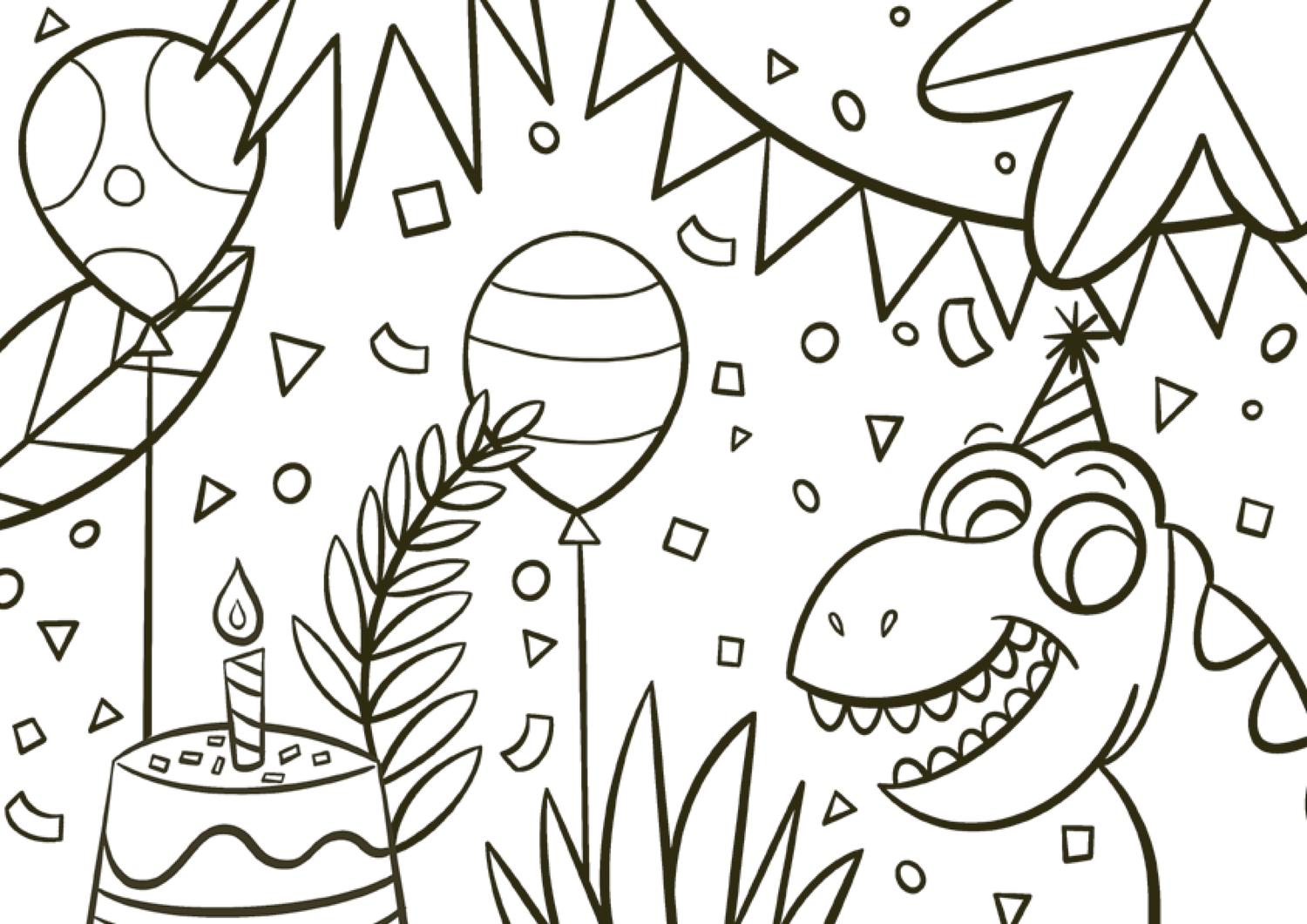 Beispielinhalt (Bild) Feiere deine eigene Dino-Party