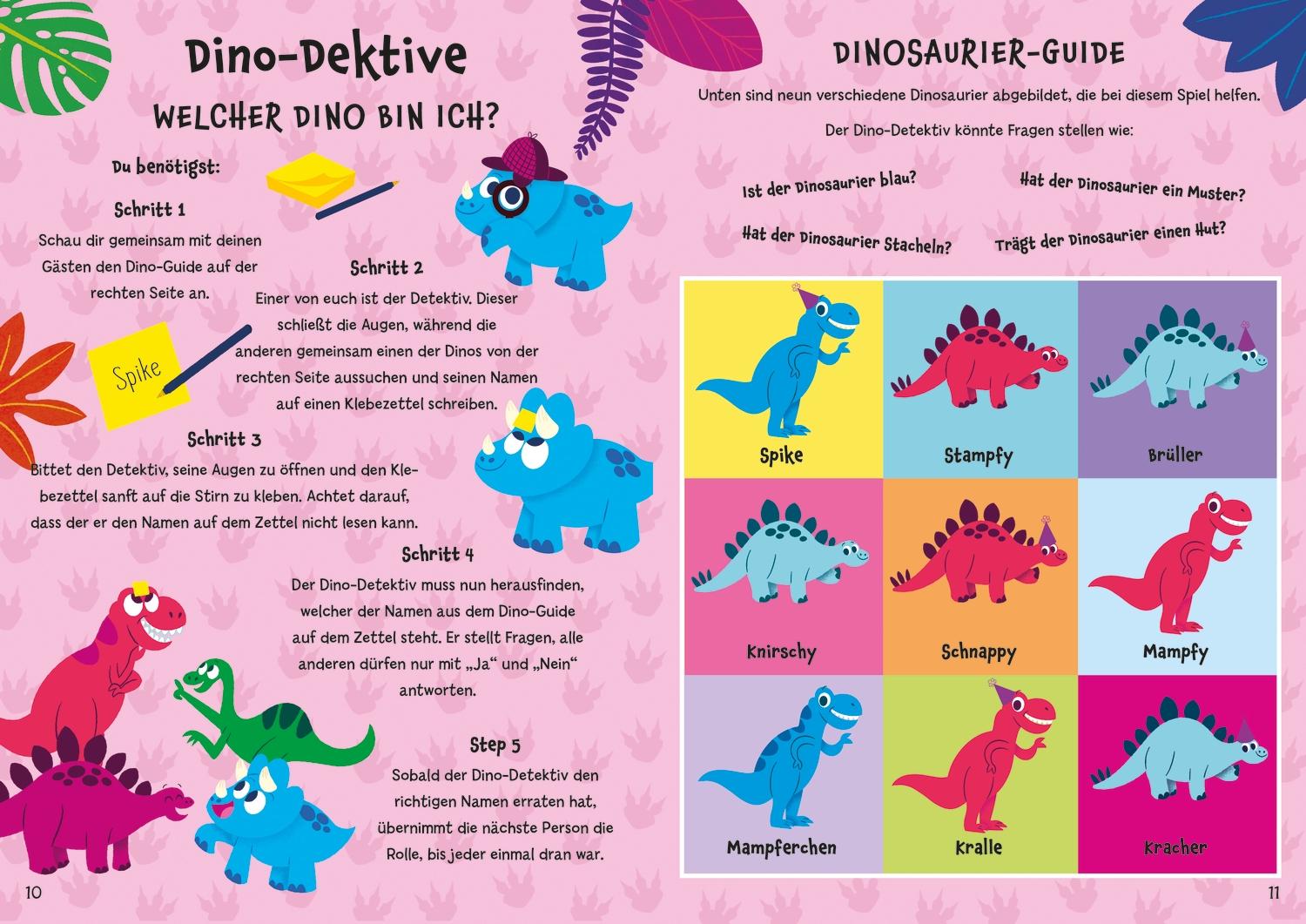 Beispielinhalt (Bild) Feiere deine eigene Dino-Party