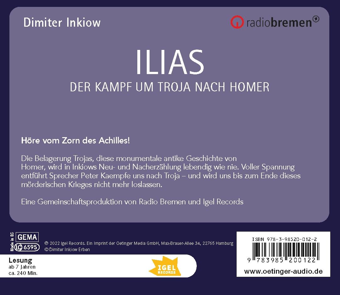 Rückseitencover Ilias