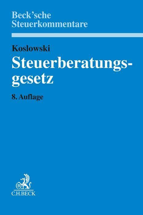 Vorderes Coverbild Steuerberatungsgesetz