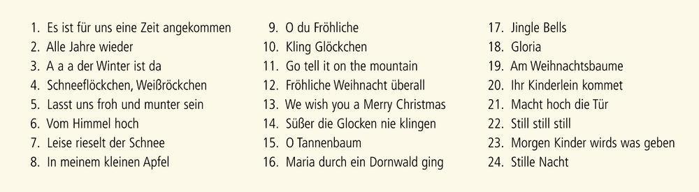 Beispielinhalt (Bild) Sound-Adventskalender Fröhliche Weihnacht überall