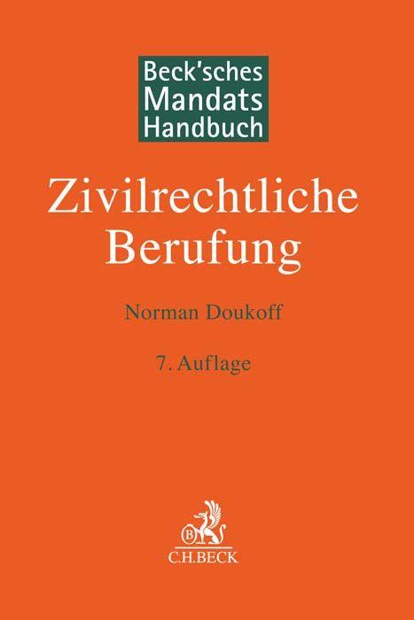 Vorderes Coverbild Beck'sches Mandatshandbuch Zivilrechtliche Berufung