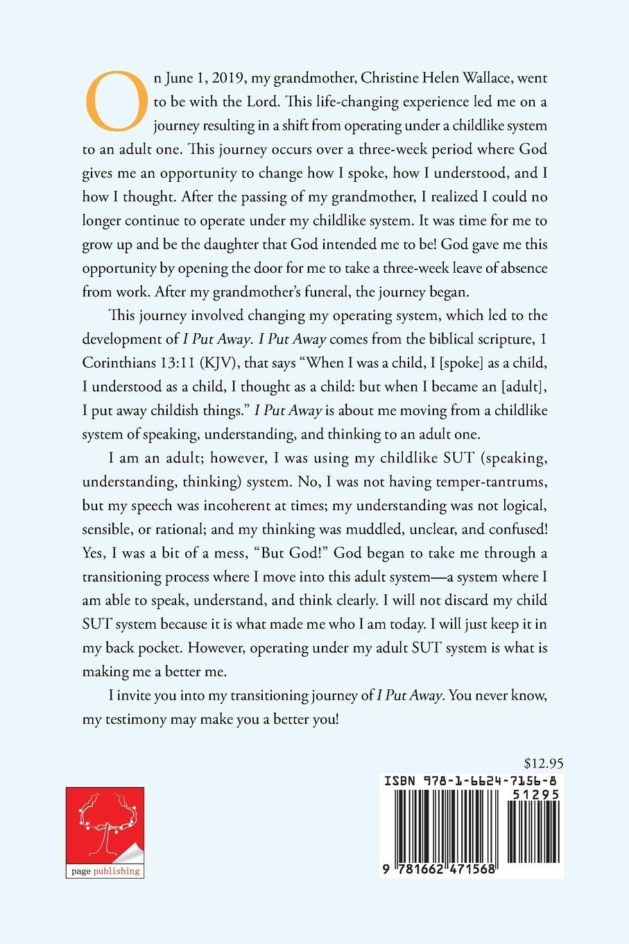 Rückseitencover I Put Away