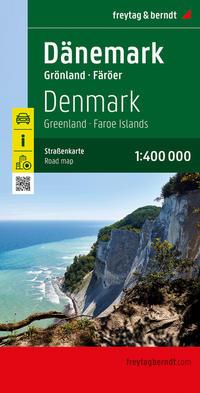 Vorderes Coverbild Dänemark, Straßenkarte 1:400.000, freytag & berndt