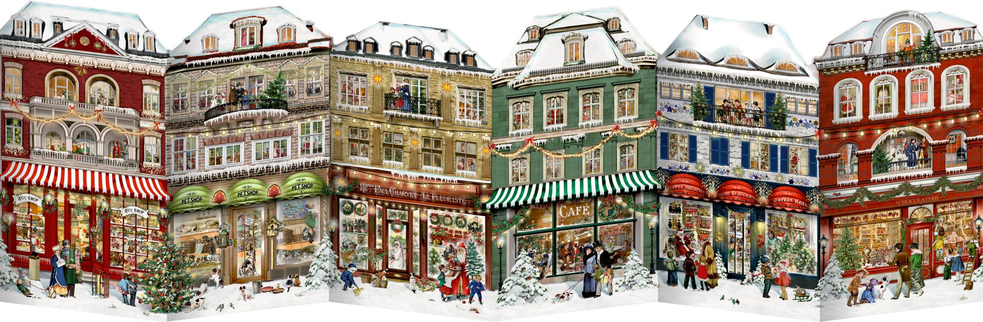 Vorderes Coverbild Aufstellkalender Weihnachtslädchen-Leporello