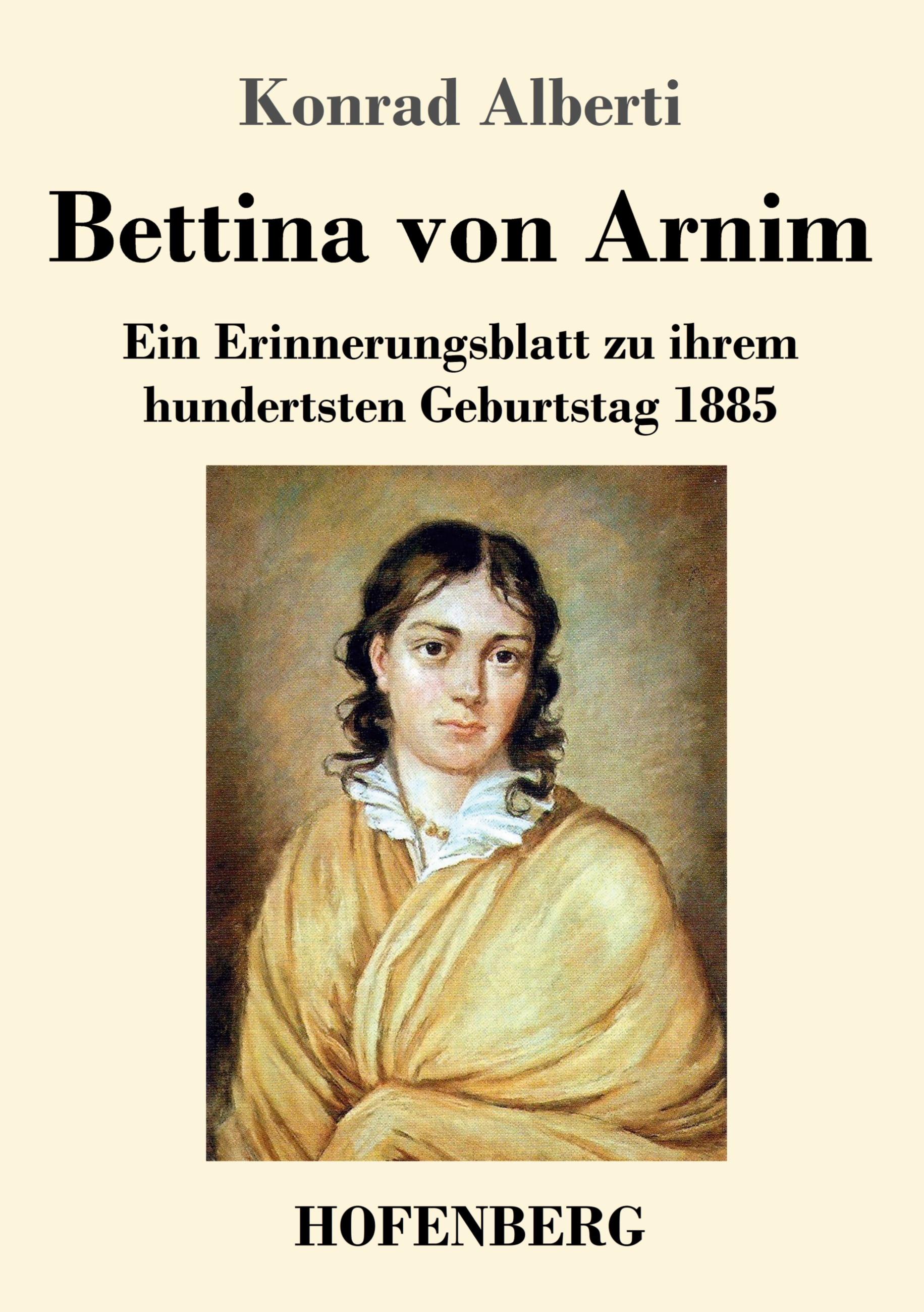 Vorderes Coverbild Bettina von Arnim