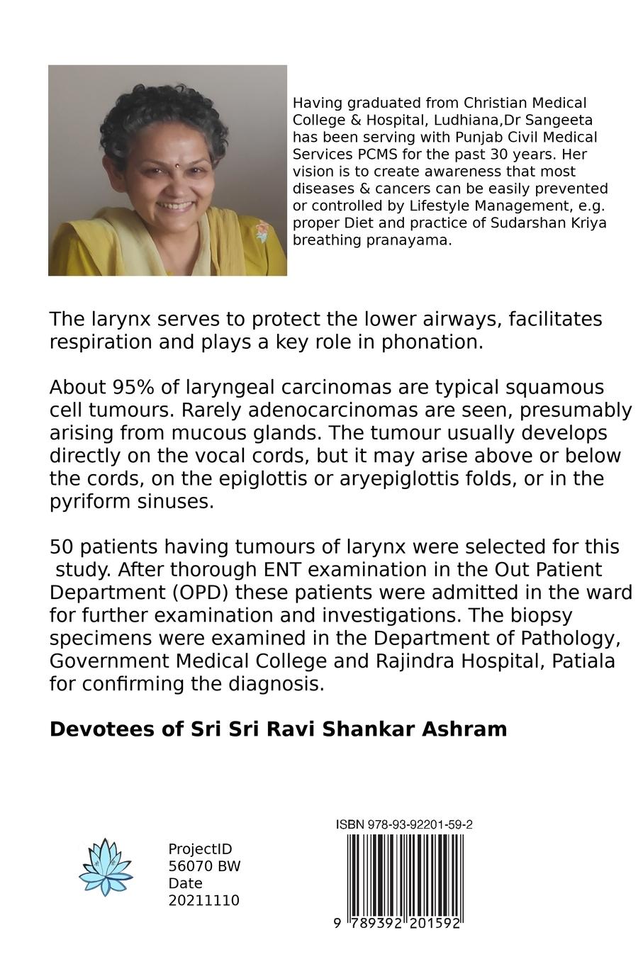 Rückseitencover Tumours of Larynx