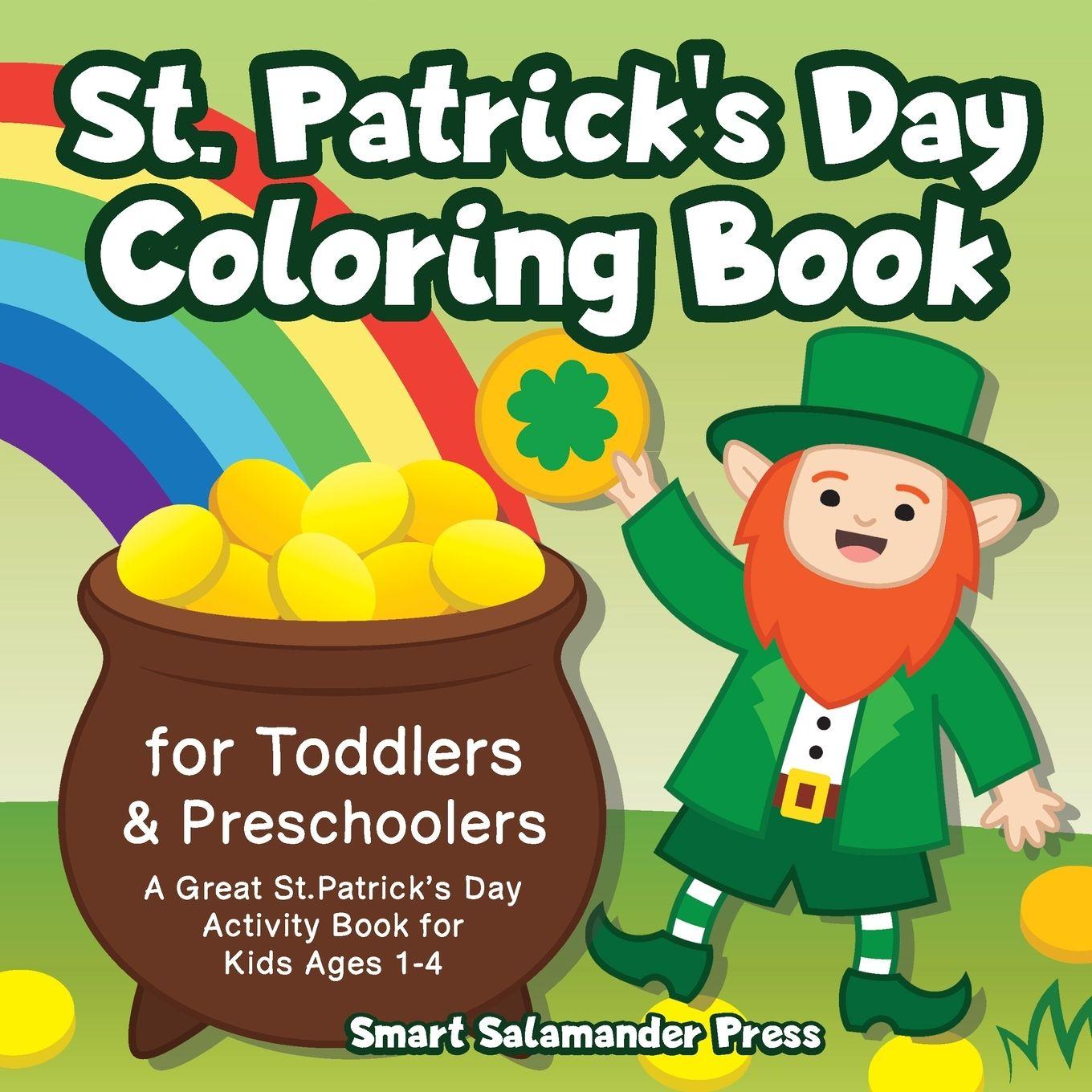 Vorderes Coverbild St. Patrick's Day Coloring Book for Toddlers & Preschoolers