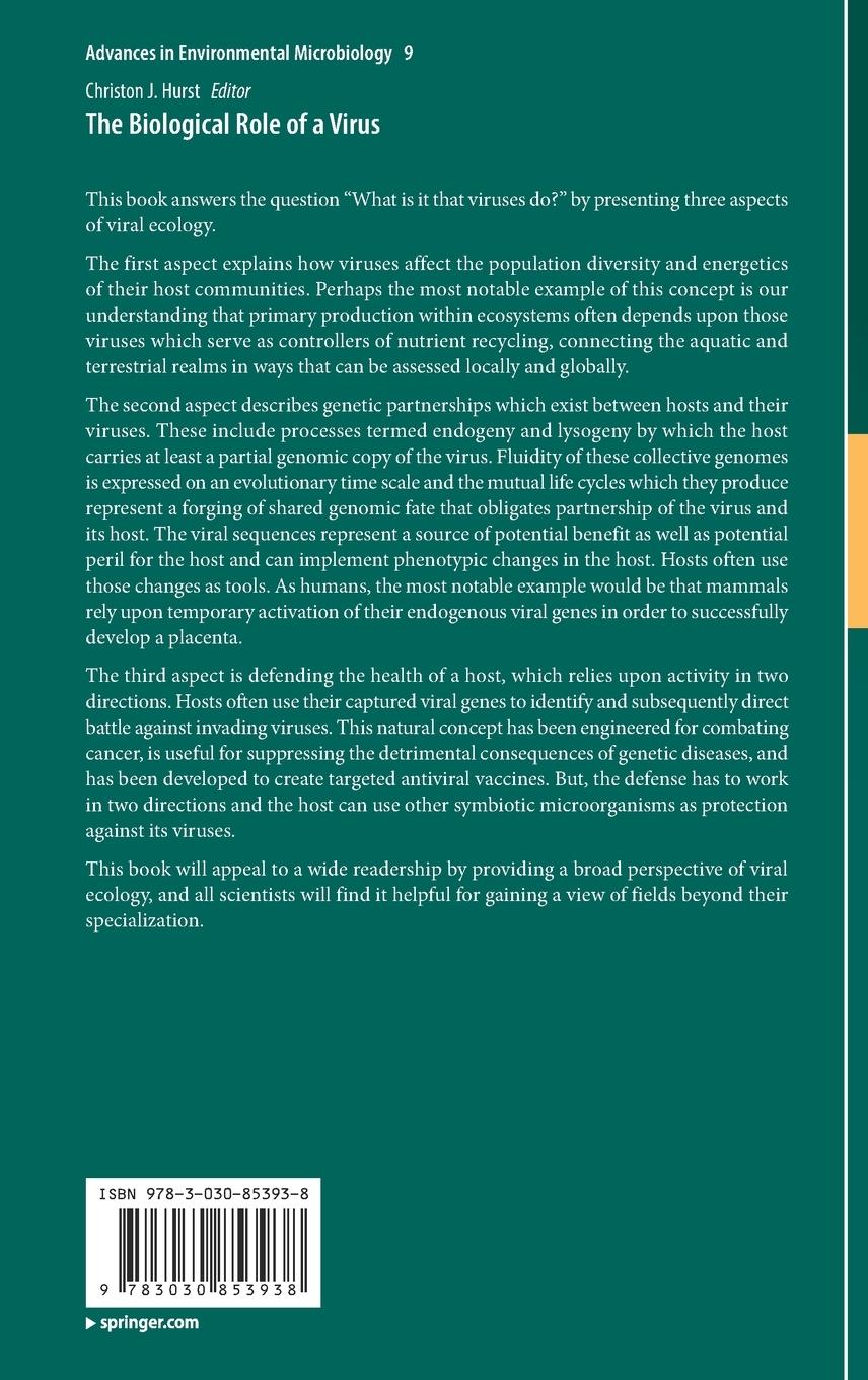Rückseitencover The Biological Role of a Virus
