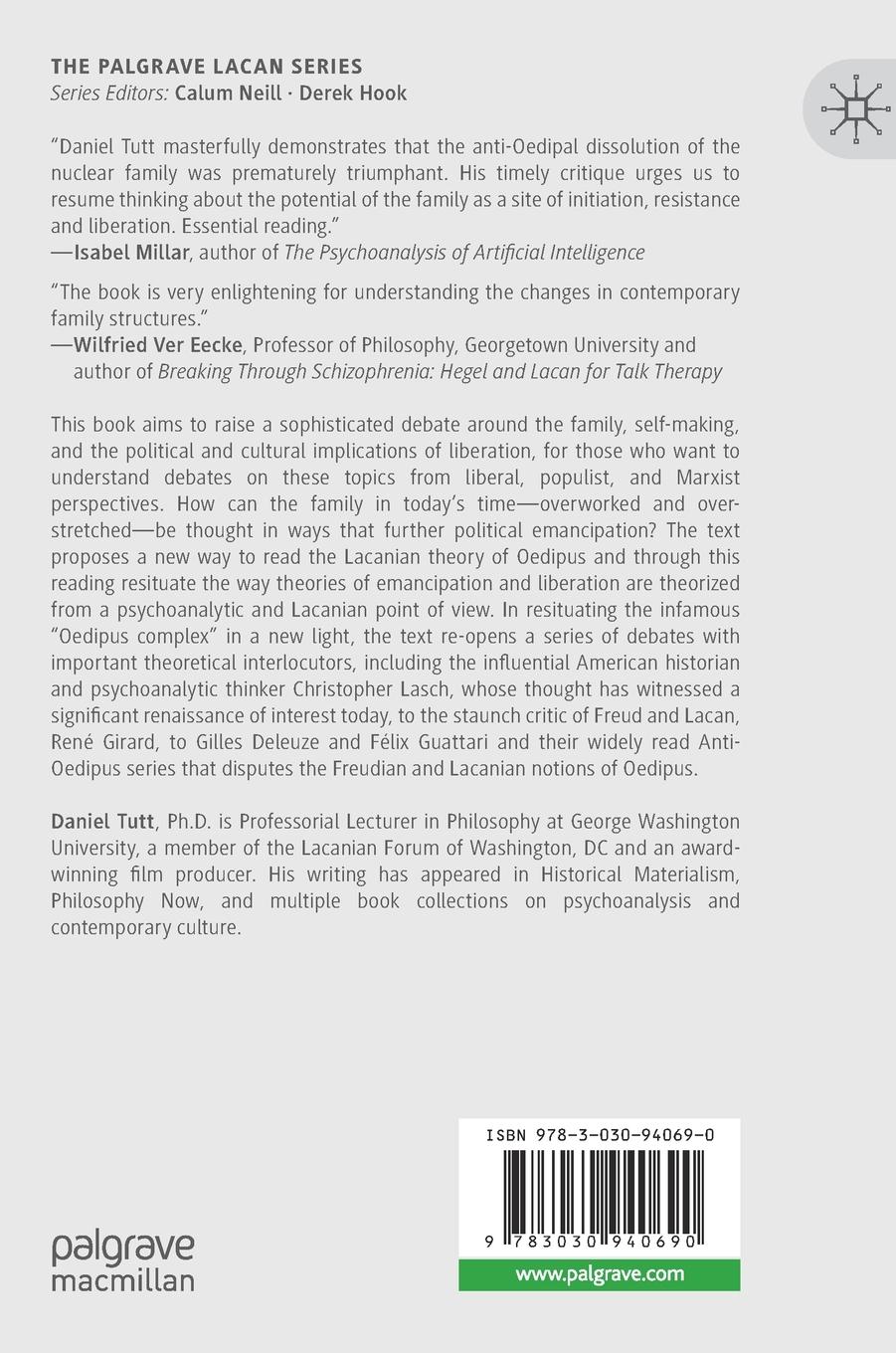Rückseitencover Psychoanalysis and the Politics of the Family: The Crisis of Initiation