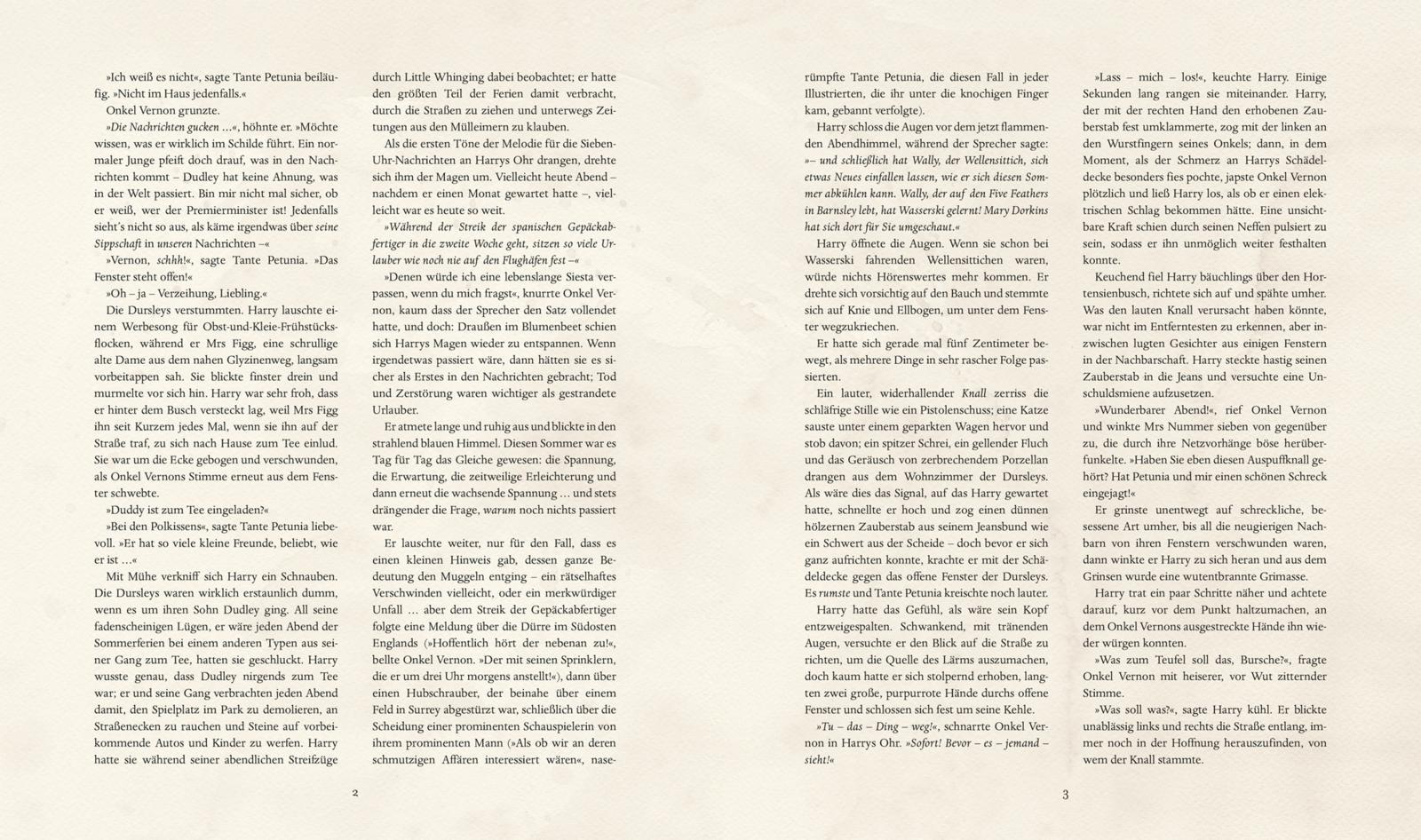 Beispielinhalt (Bild) Harry Potter und der Orden des Phönix  (Schmuckausgabe Harry Potter 5)