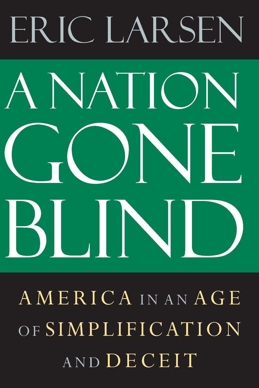 Vorderes Coverbild A Nation Gone Blind
