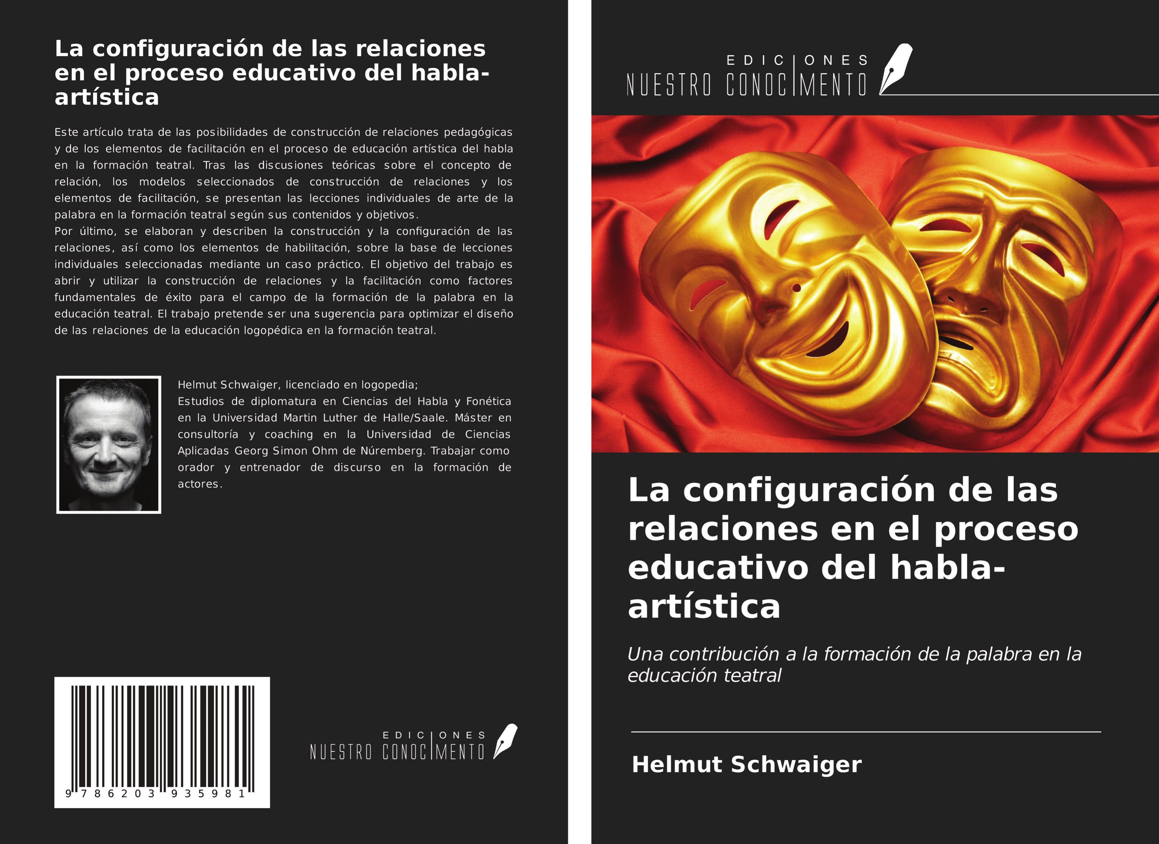 Vorderes Coverbild La configuración de las relaciones en el proceso educativo del habla-artística