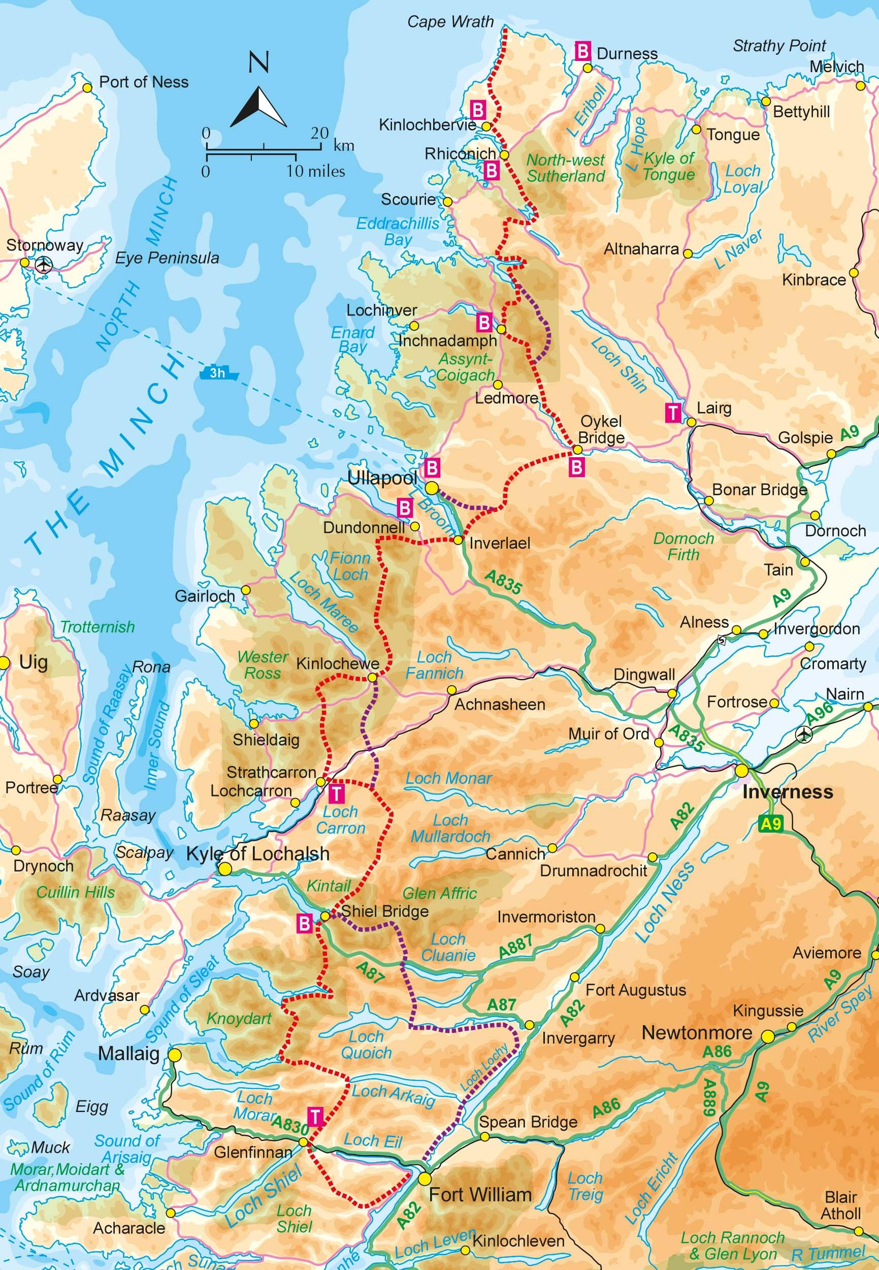 Beispielinhalt (Bild) Walking the Cape Wrath Trail