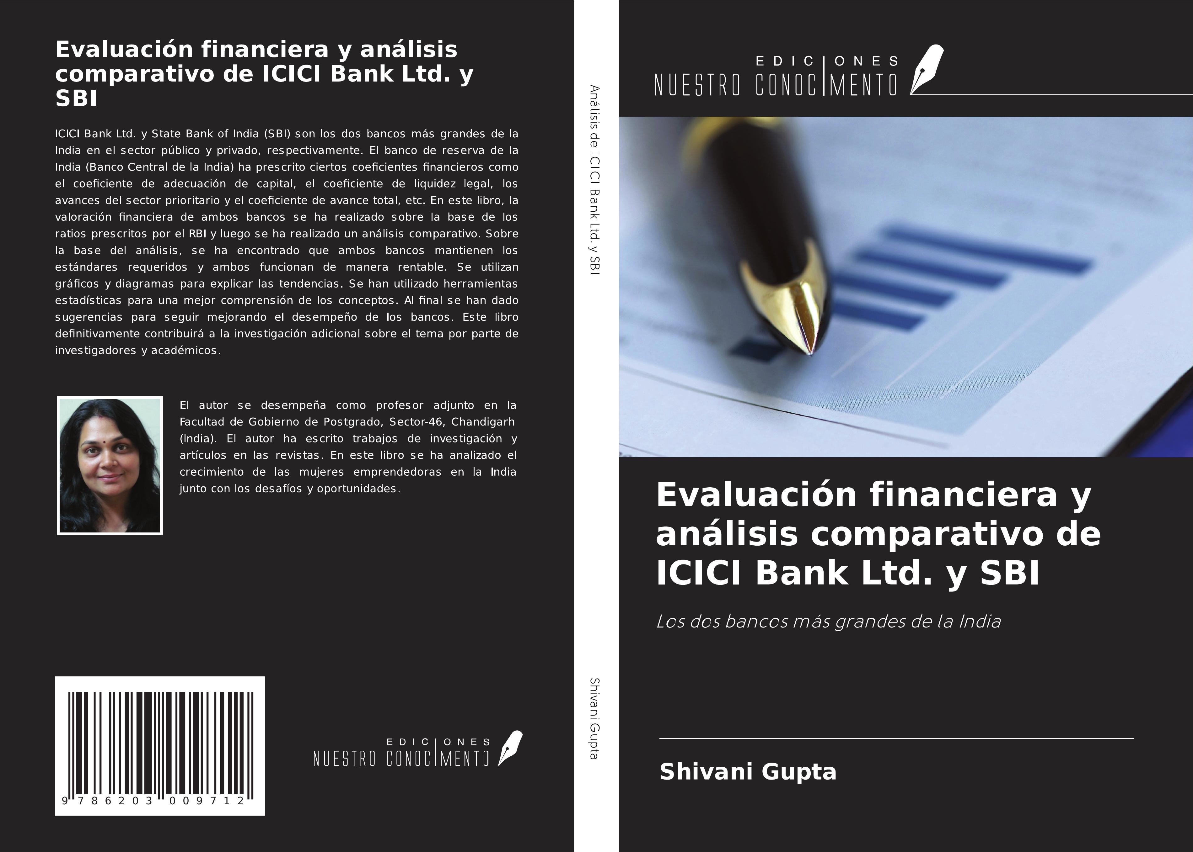 Vorderes Coverbild Evaluación financiera y análisis comparativo de ICICI Bank Ltd. y SBI