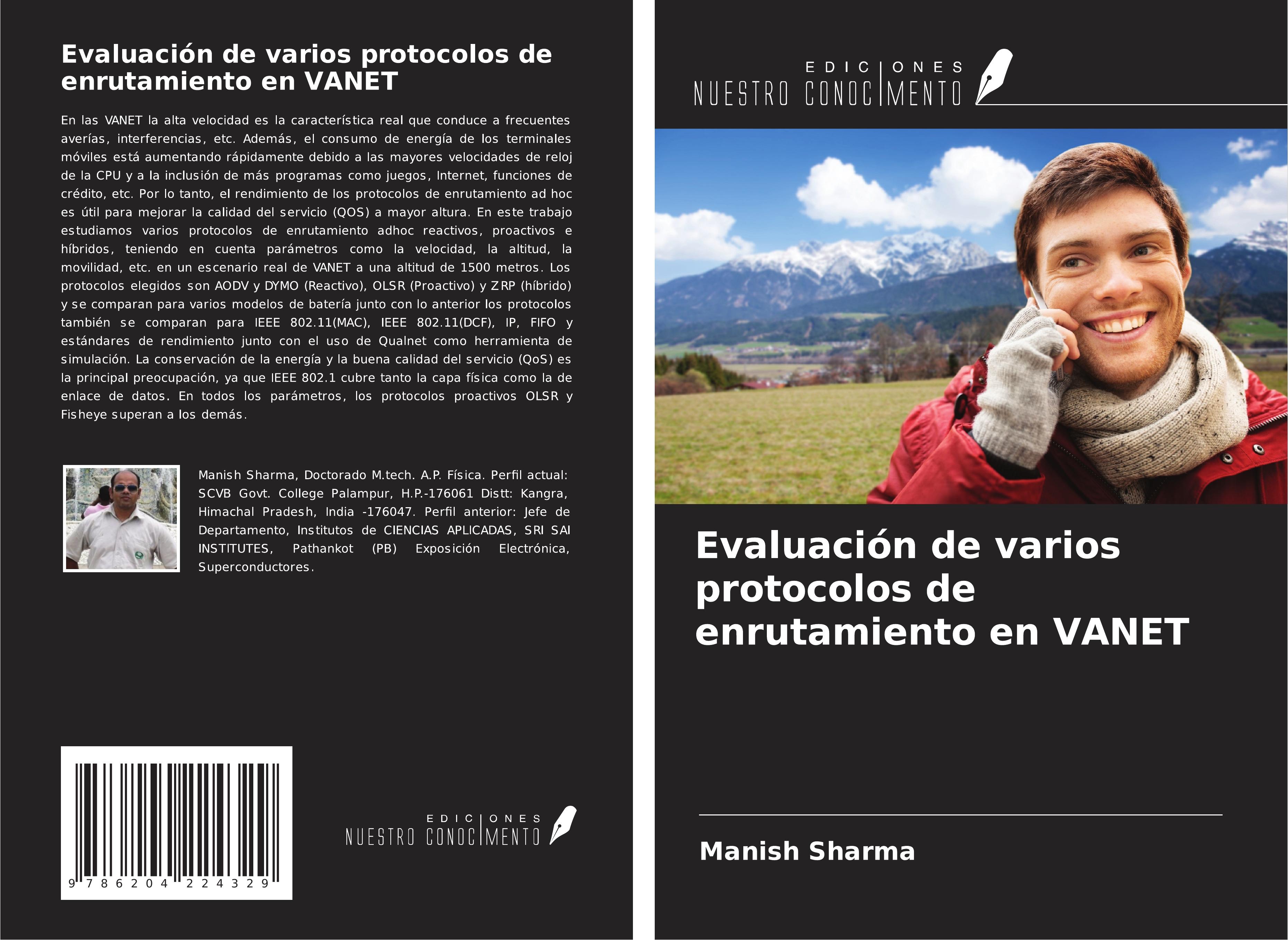 Vorderes Coverbild Evaluación de varios protocolos de enrutamiento en VANET