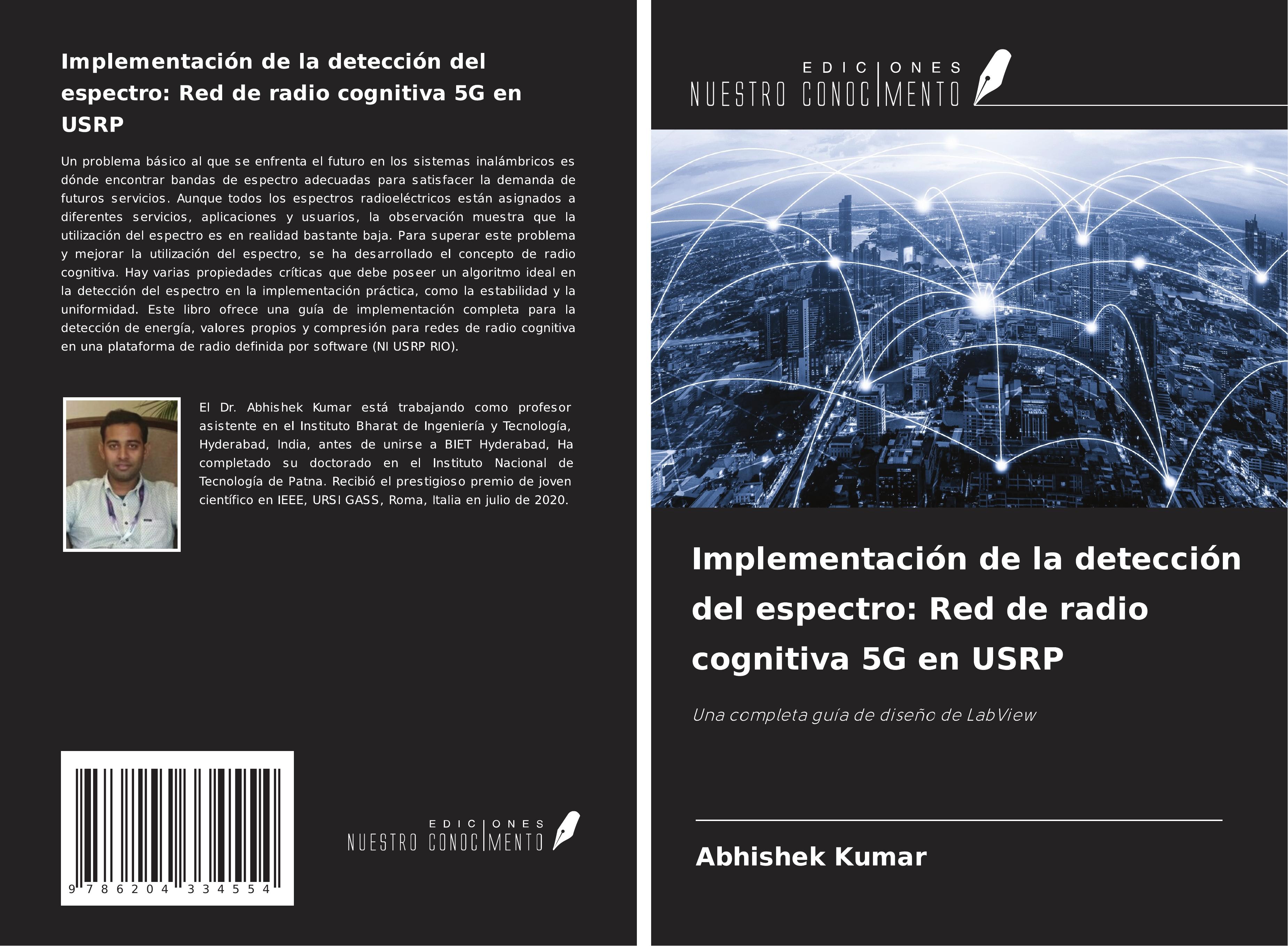 Vorderes Coverbild Implementación de la detección del espectro: Red de radio cognitiva 5G en USRP