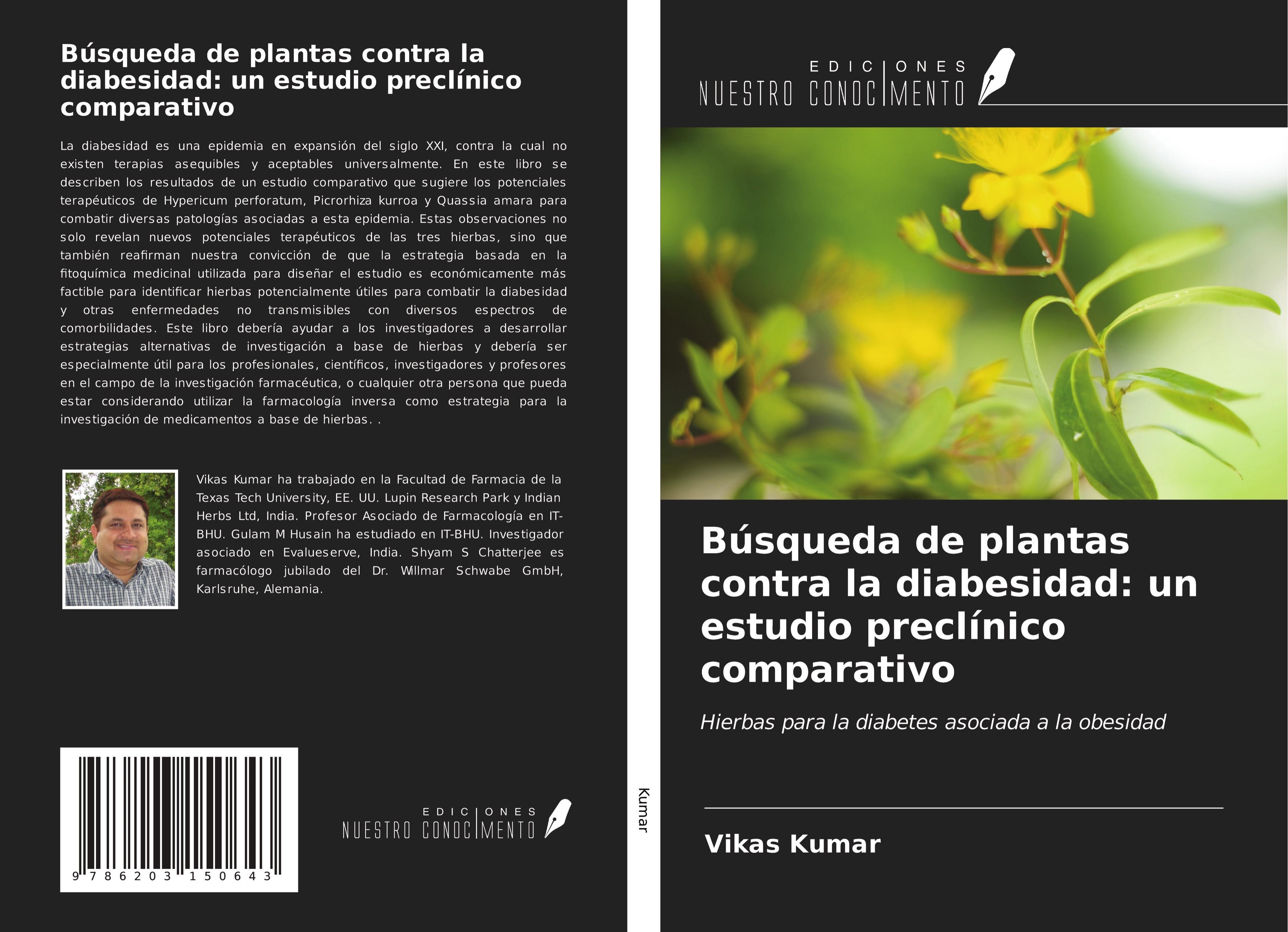 Vorderes Coverbild Búsqueda de plantas contra la diabesidad: un estudio preclínico comparativo