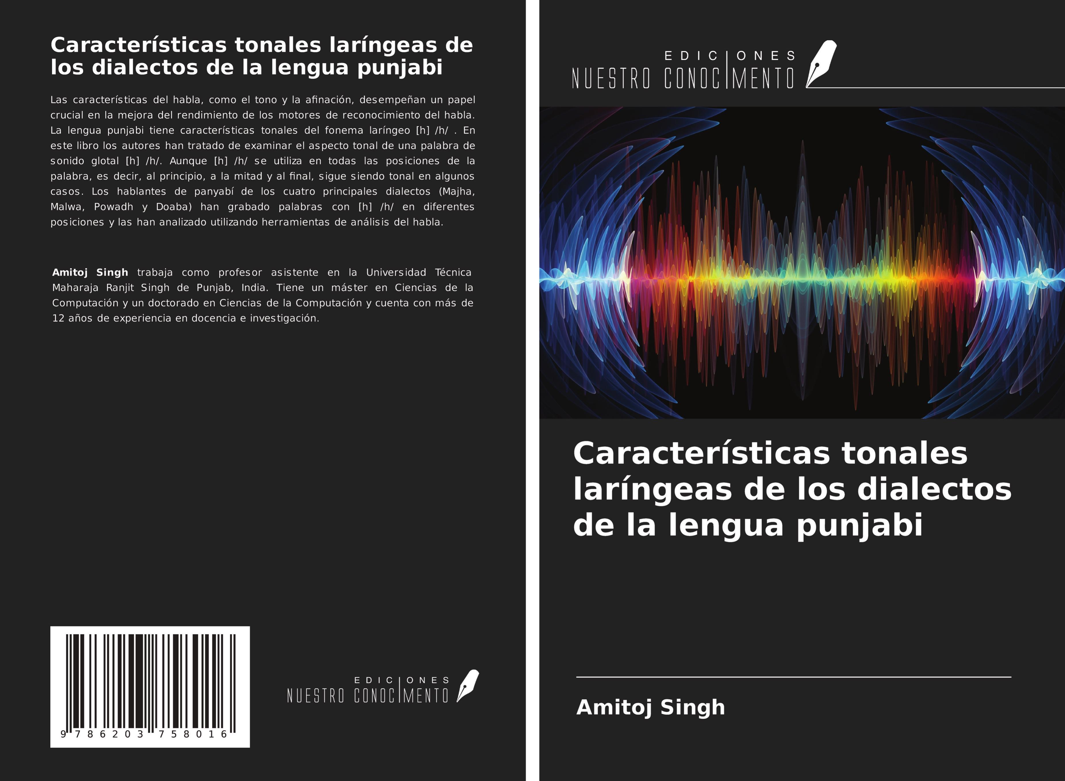 Vorderes Coverbild Características tonales laríngeas de los dialectos de la lengua punjabi