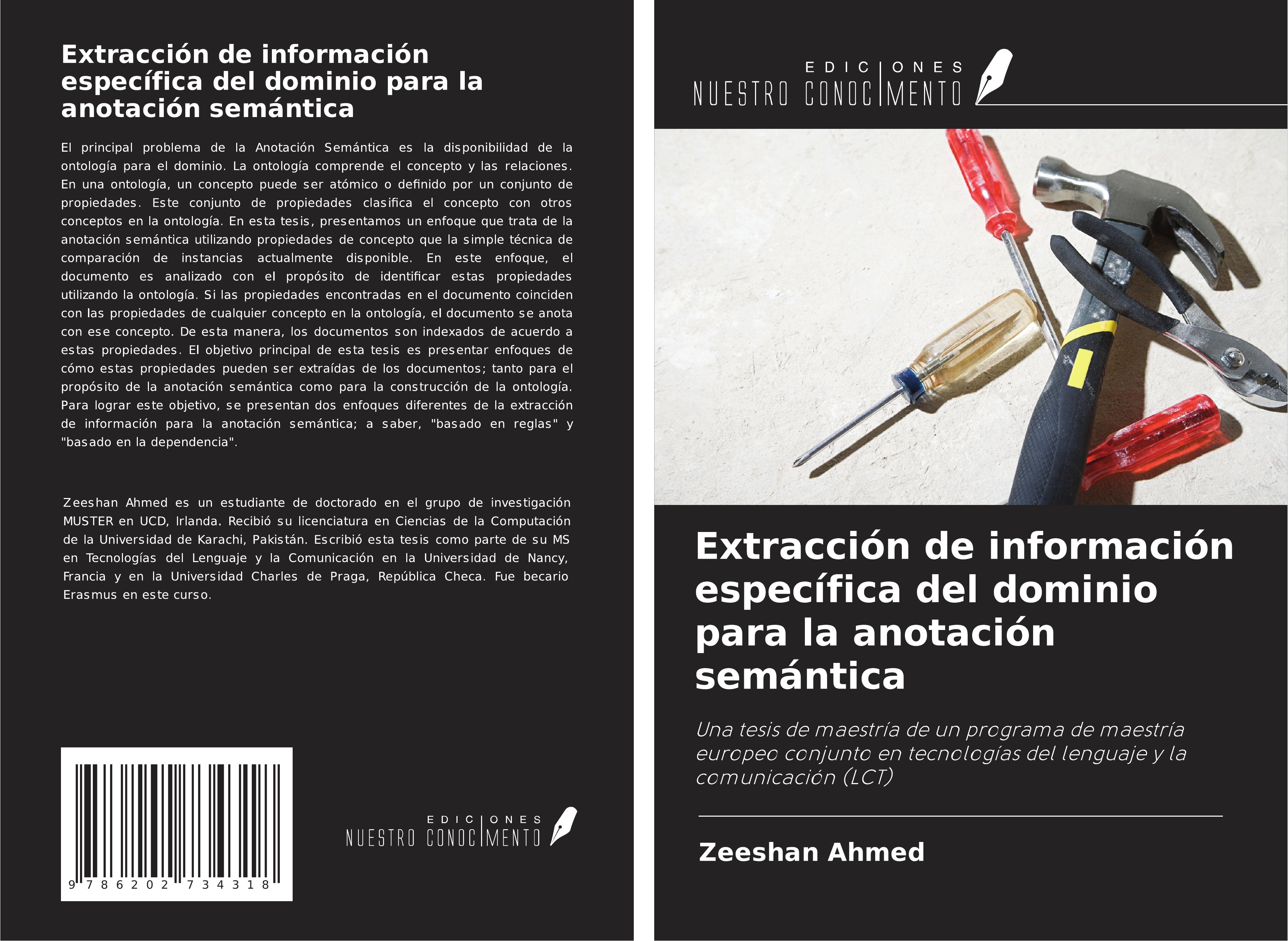 Vorderes Coverbild Extracción de información específica del dominio para la anotación semántica