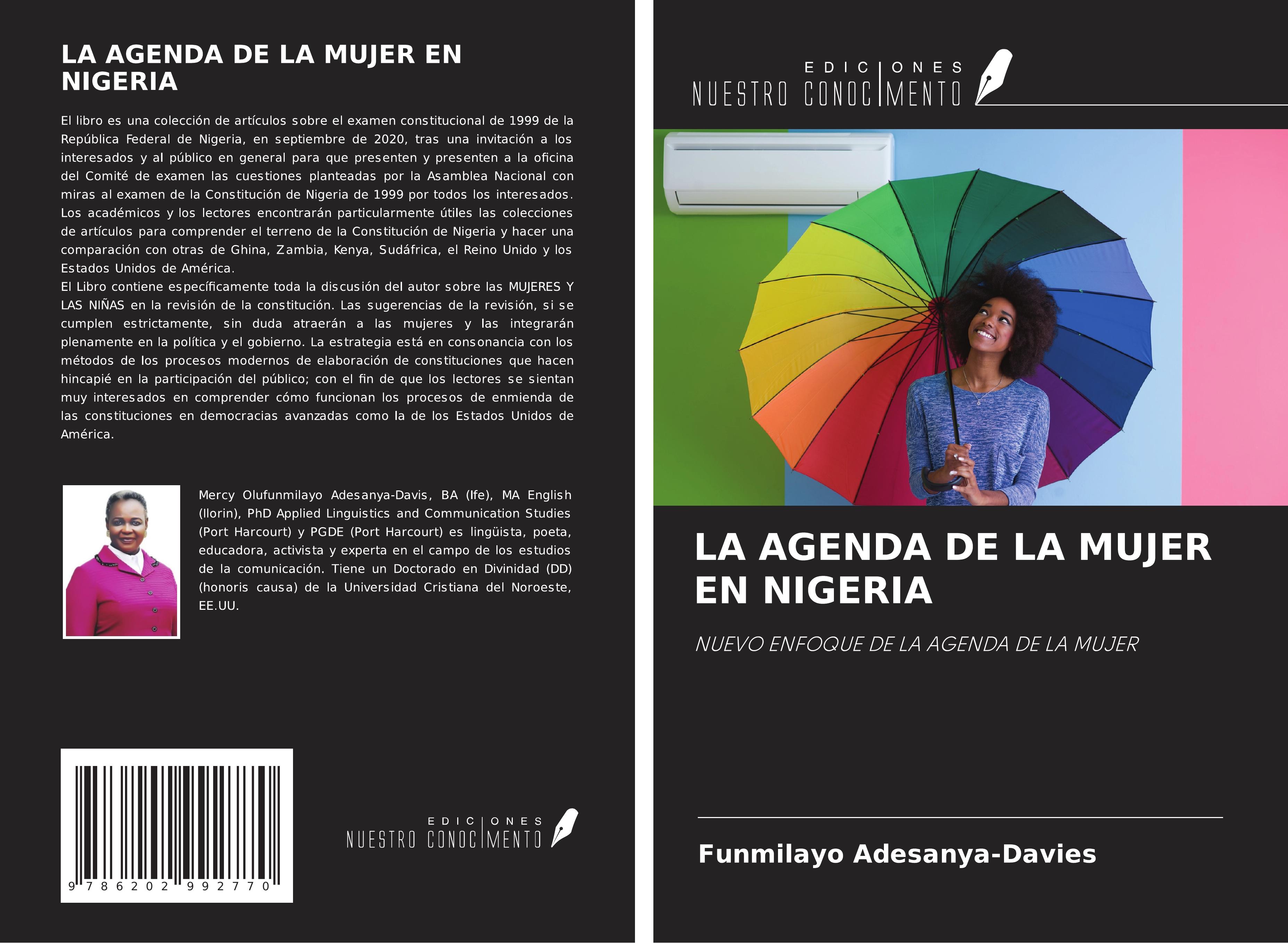 Vorderes Coverbild LA AGENDA DE LA MUJER EN NIGERIA