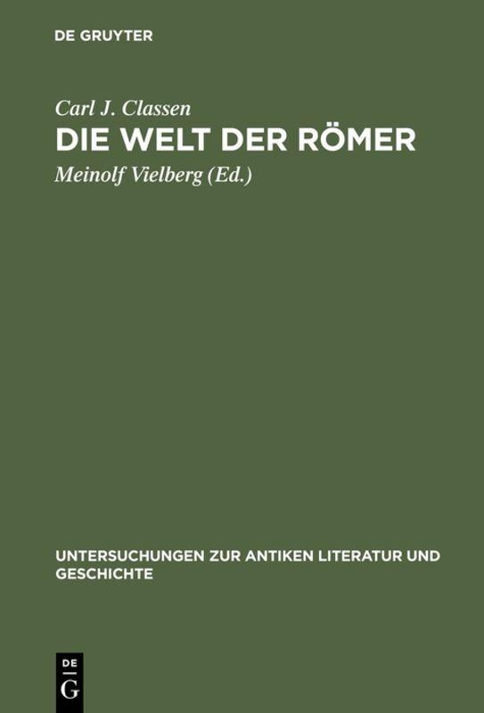 Vorderes Coverbild Die Welt der Römer