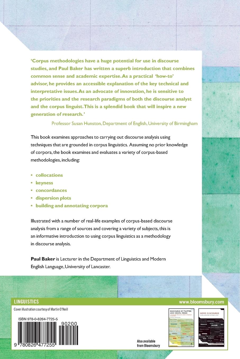 Rückseitencover Using Corpora in Discourse Analysis