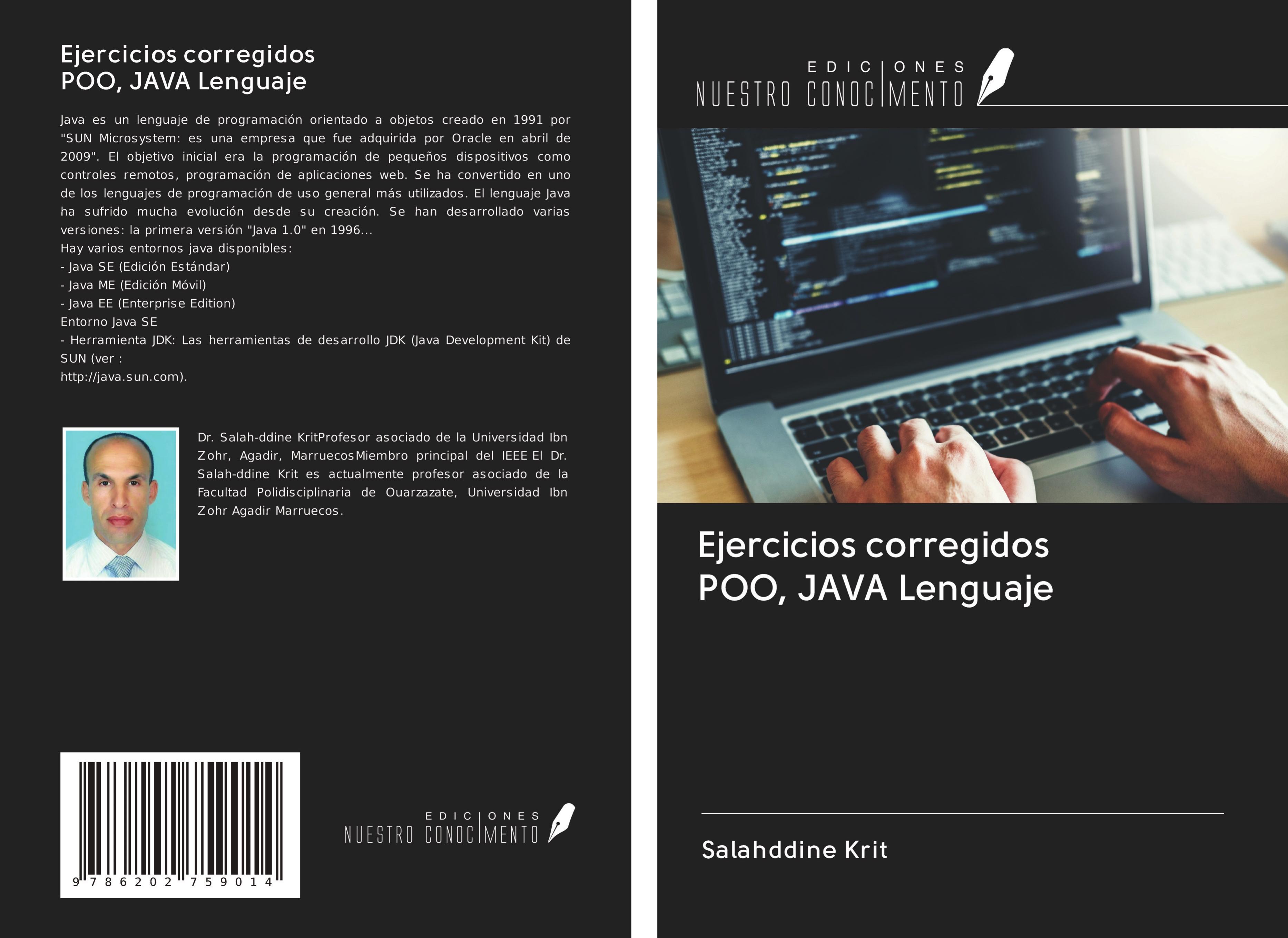 Vorderes Coverbild Ejercicios corregidos POO, JAVA Lenguaje