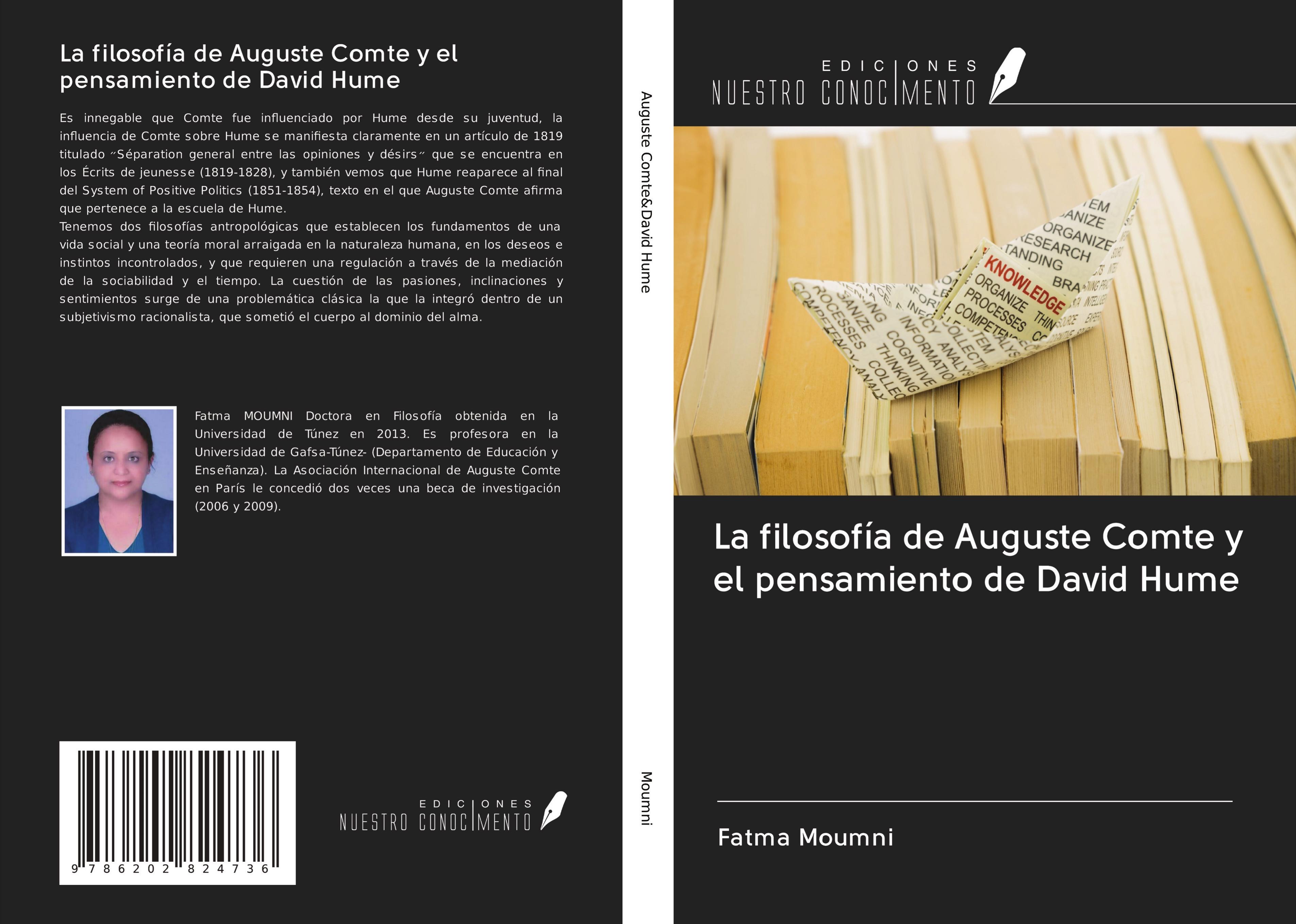 Vorderes Coverbild La filosofía de Auguste Comte y el pensamiento de David Hume