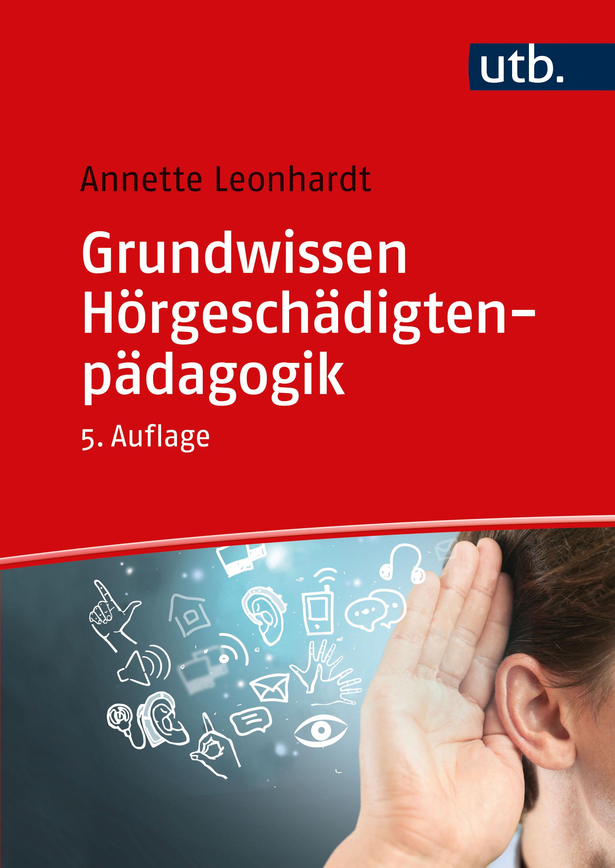 Vorderes Coverbild Grundwissen Hörgeschädigtenpädagogik