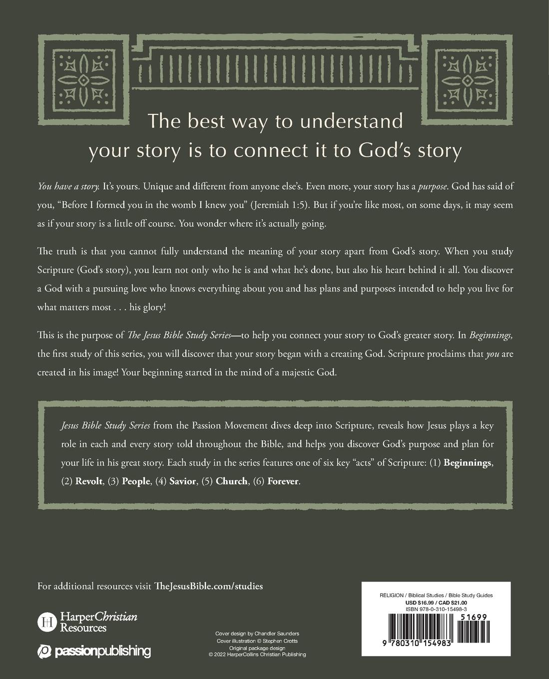 Rückseitencover Beginnings Bible Study Guide  | Softcover