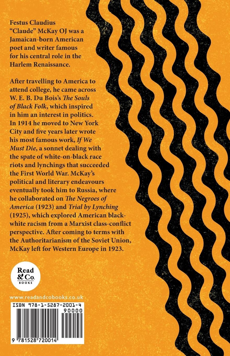 Rückseitencover The Collected Articles of Claude McKay