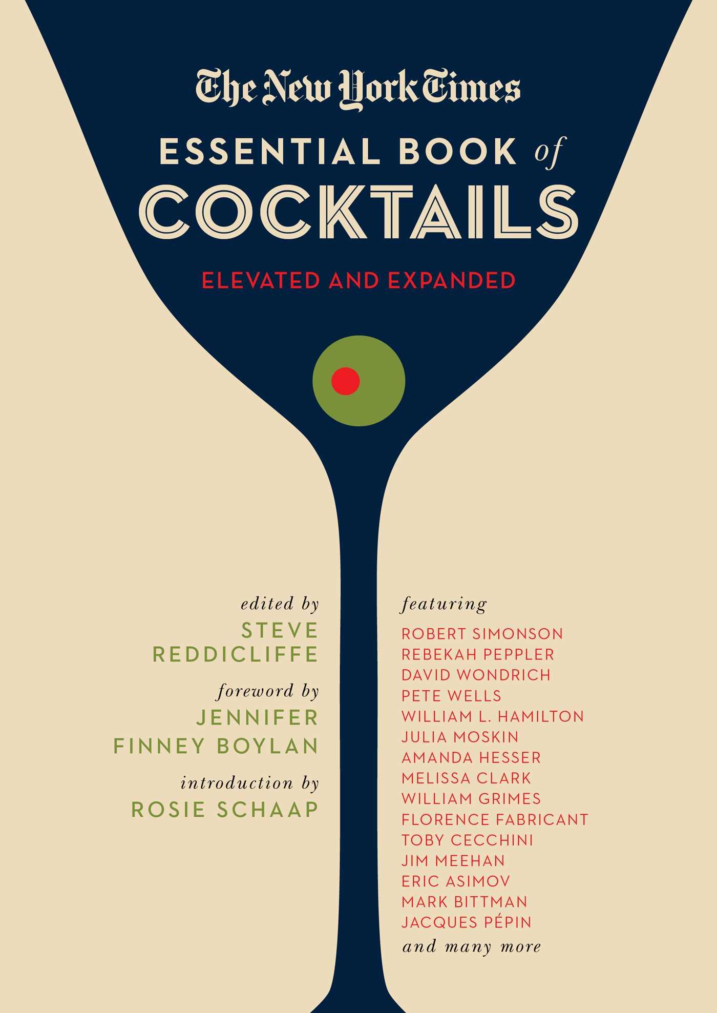 Vorderes Coverbild The New York Times Essential Book of Cocktails (Second Edition)