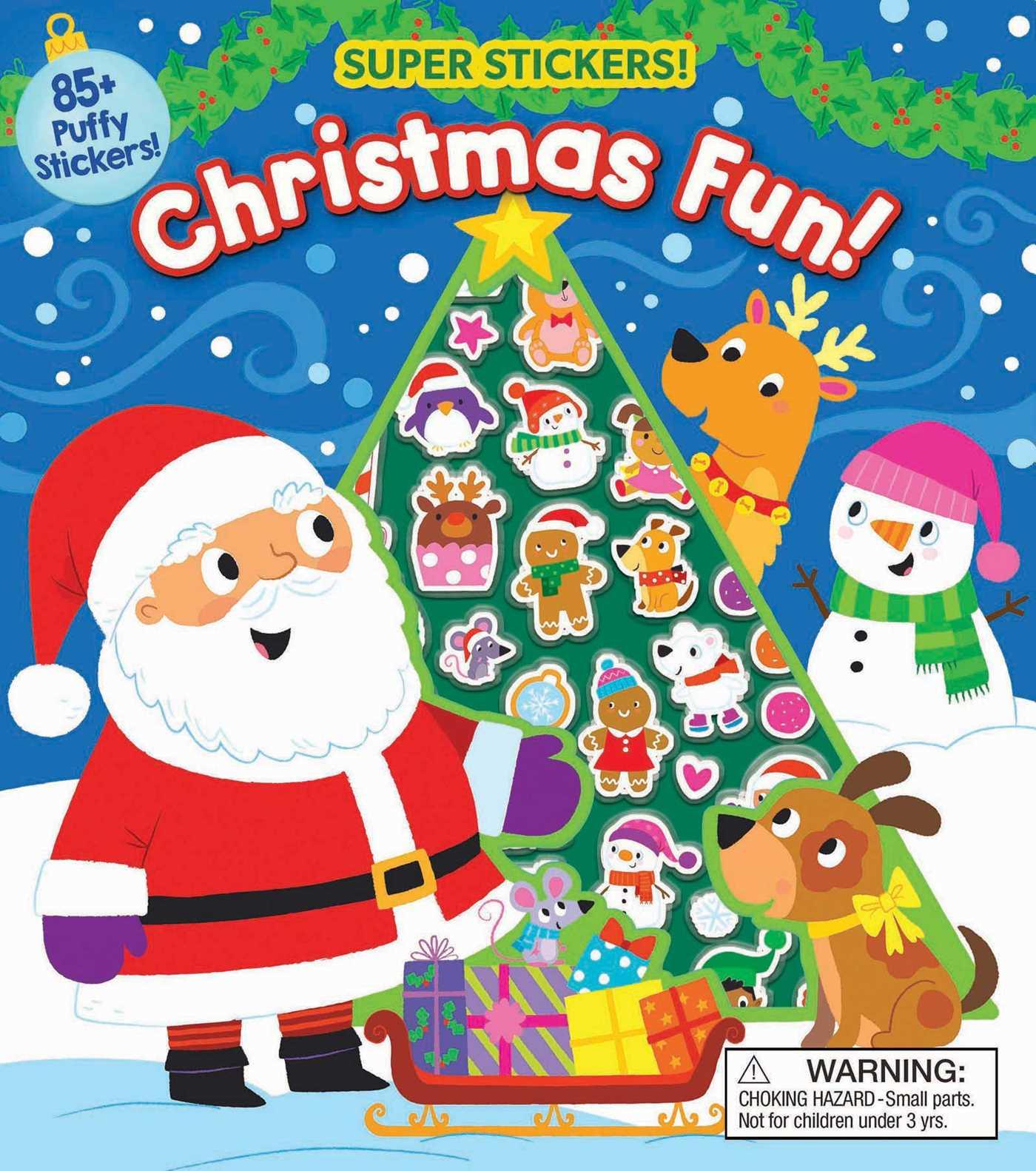 Vorderes Coverbild Christmas Super Puffy Stickers! Christmas Fun!