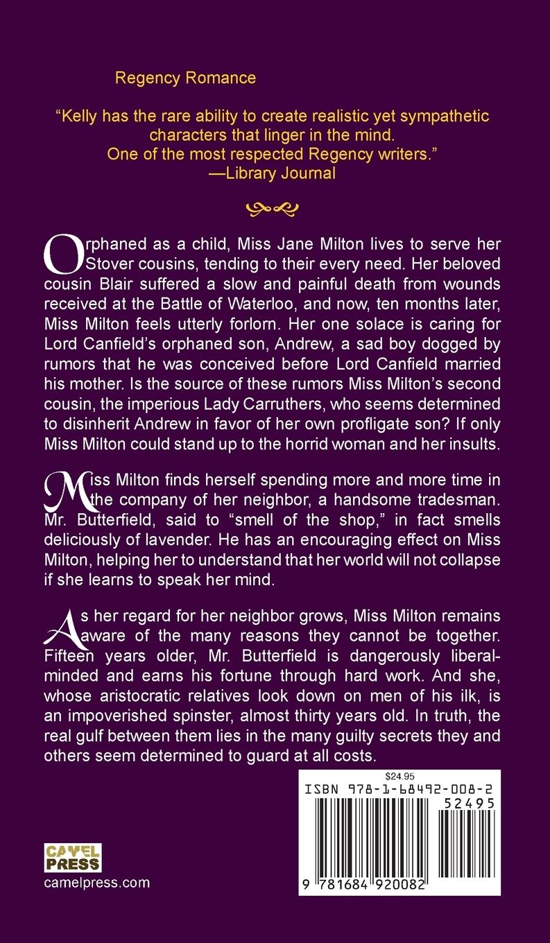 Rückseitencover Miss Milton Speaks Her Mind