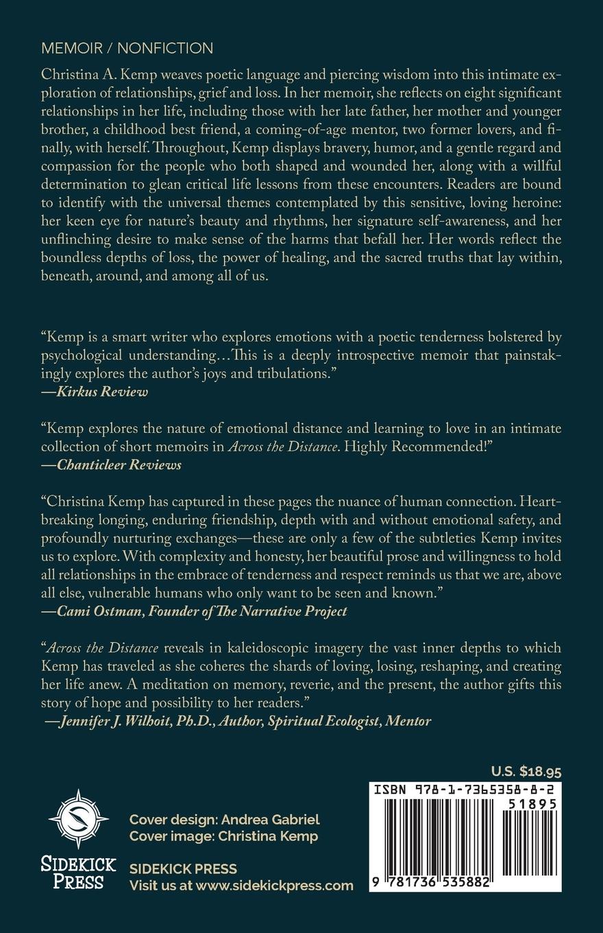 Rückseitencover Across the Distance