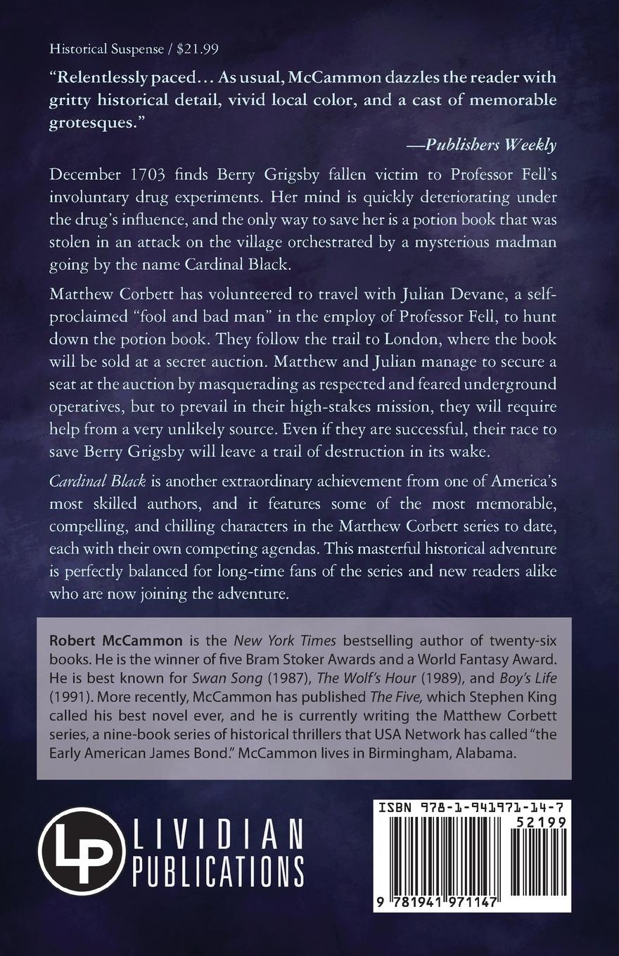 Rückseitencover Cardinal Black