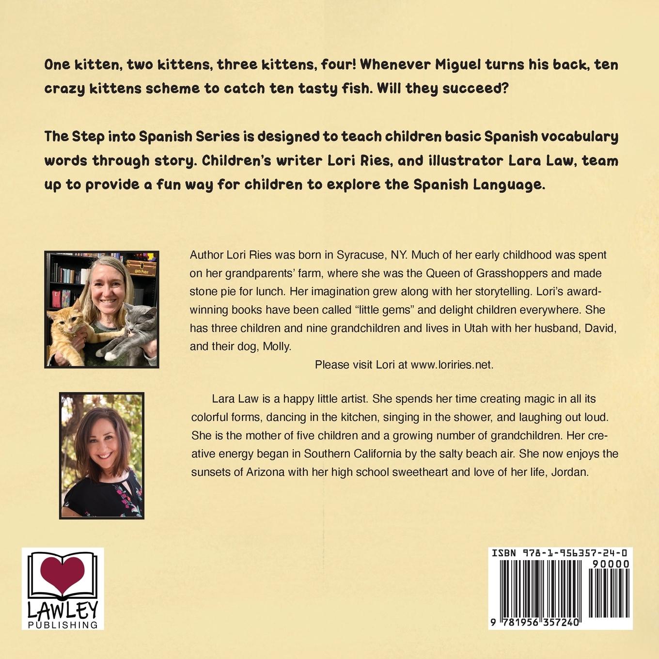 Rückseitencover Ten Crazy Kittens Try, Try Again