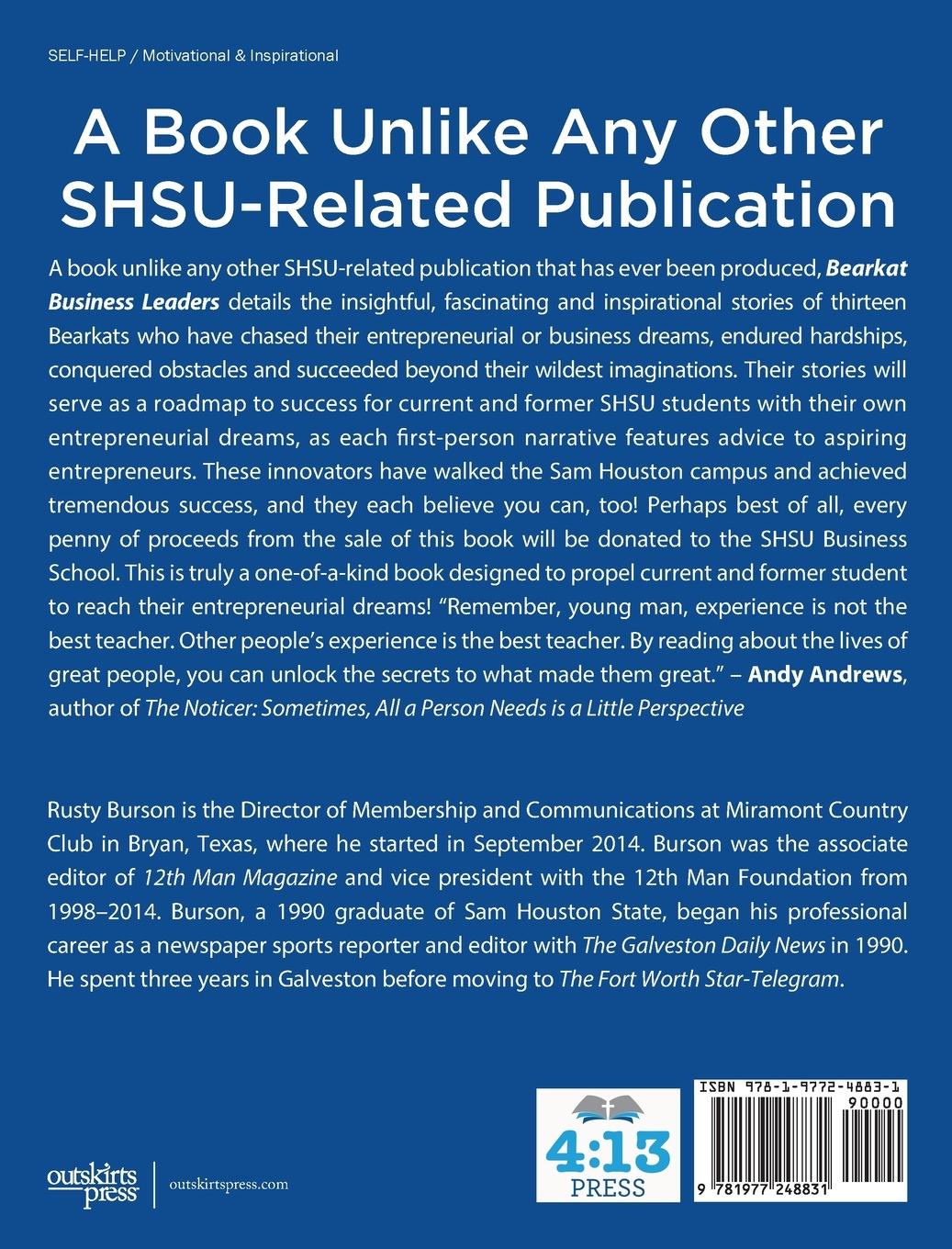 Rückseitencover Bearkat Business Leaders