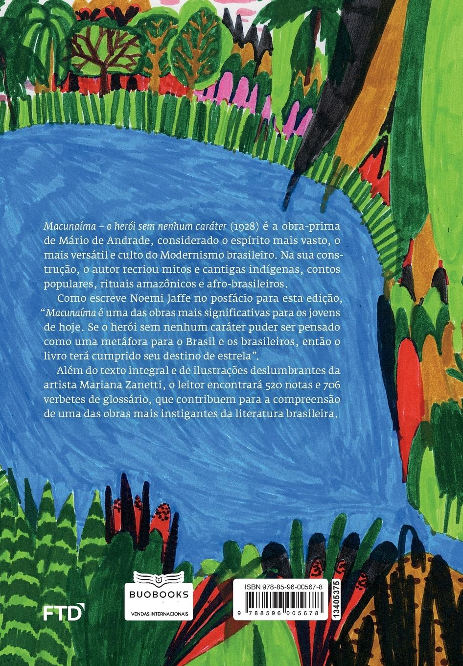 Rückseitencover Macunaíma: o herói sem nenhum caráter