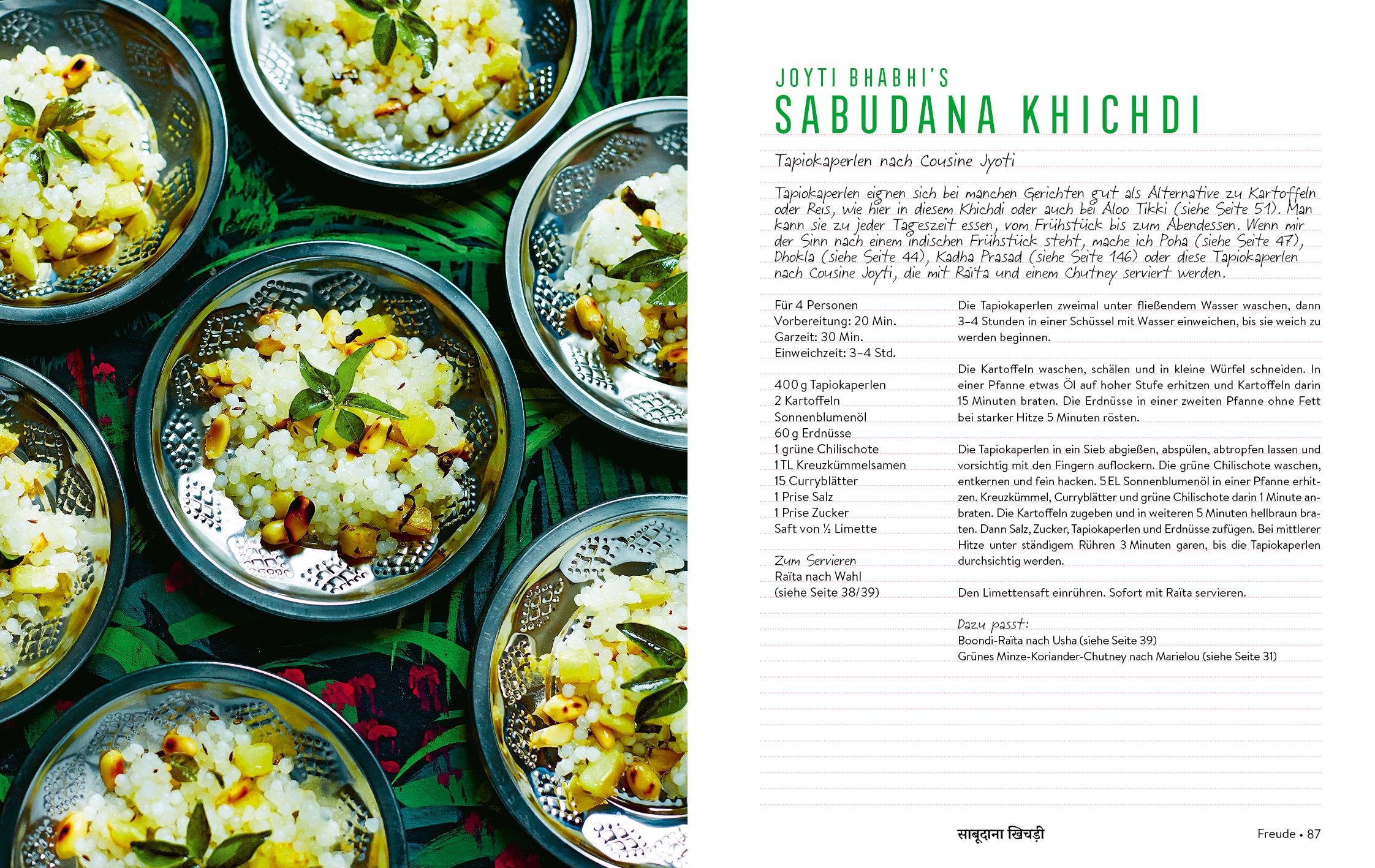 Beispielinhalt (Bild) Indien vegetarisch